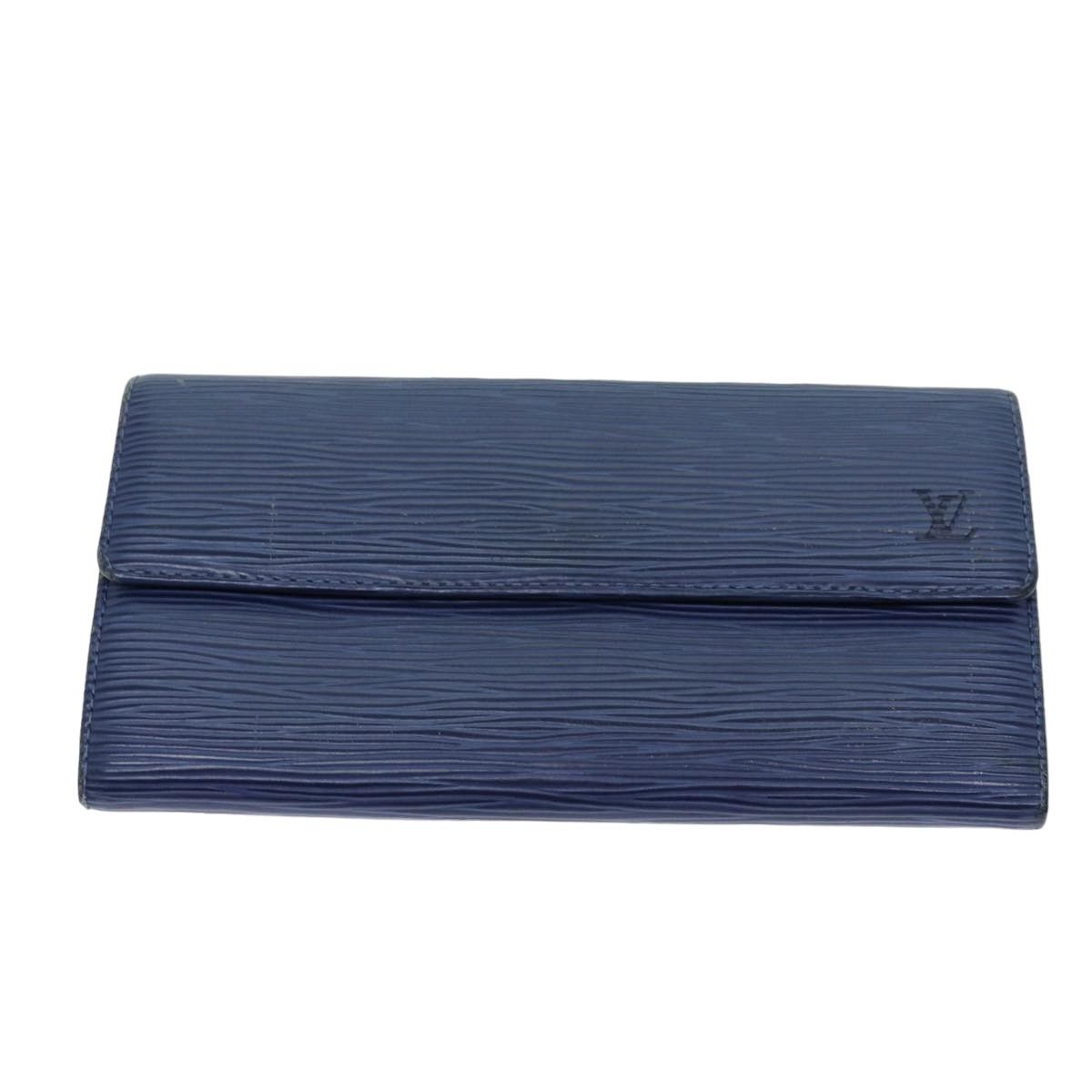 Sarah Blue Leather Wallet (Pre-Owned)
