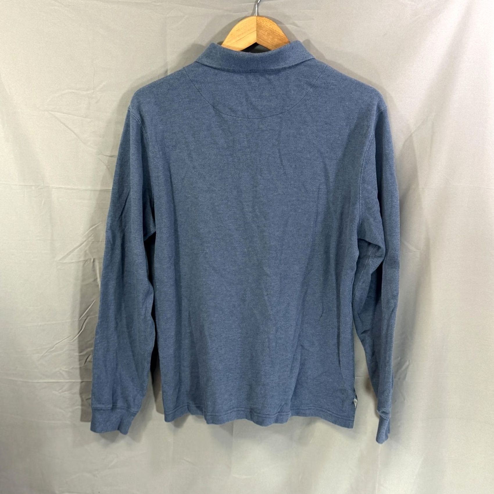 Vintage Gunn Polo Shirt Mens M Blue Long Sleeve 100% Australian Cotton Casual Polo Shirt Mens Medium Blue Long Sleeve 100% Cotton Casual Size US M / EU 48-50 / 2 - 2 Thumbnail