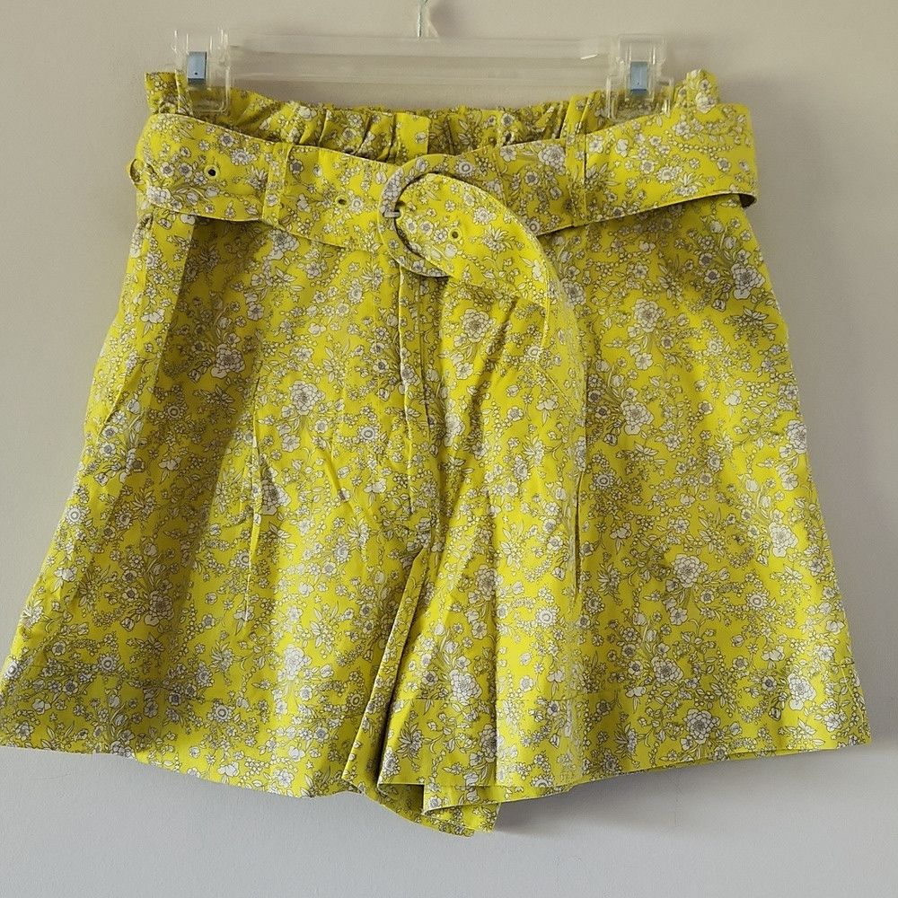 J.Crew J. CREW | Pleated shorts with ring-buckle belt Liberty prin Size 27" / US 4 / IT 40 - 3 Thumbnail