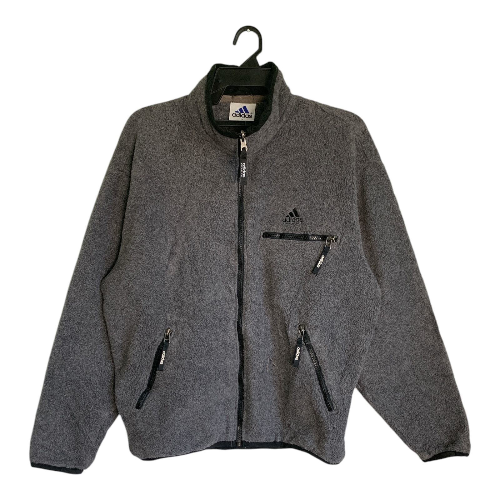 Adidas × Vintage Rare Design Vintage Adidas Adventure Zipper Fleece Jackets Size XL / US 12-14 / IT 48-50 - 1 Thumbnail