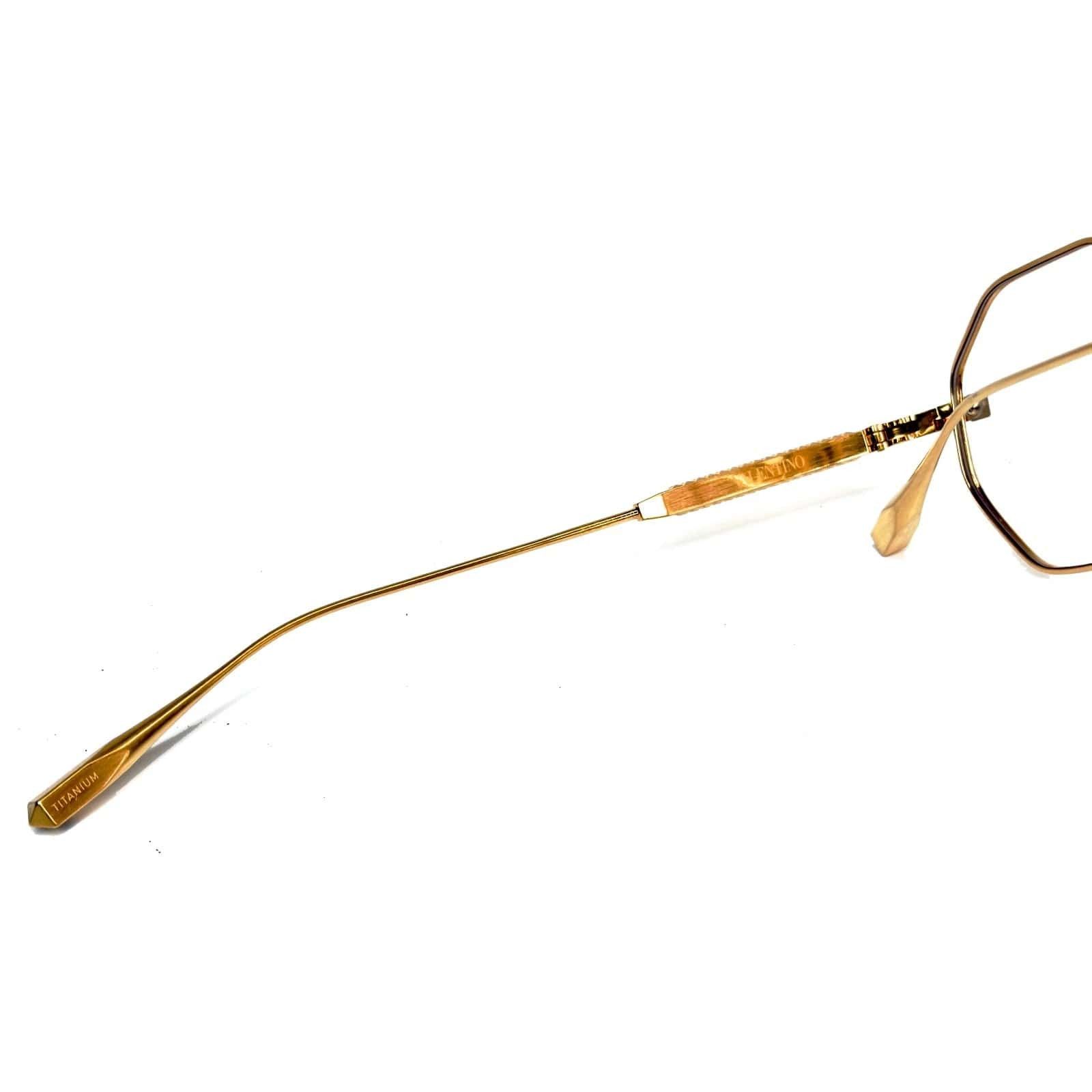 Valentino VALENTINO V-STUD VLX122 VLX 122C Geometric Optical Frame Size ONE SIZE - 2 Thumbnail