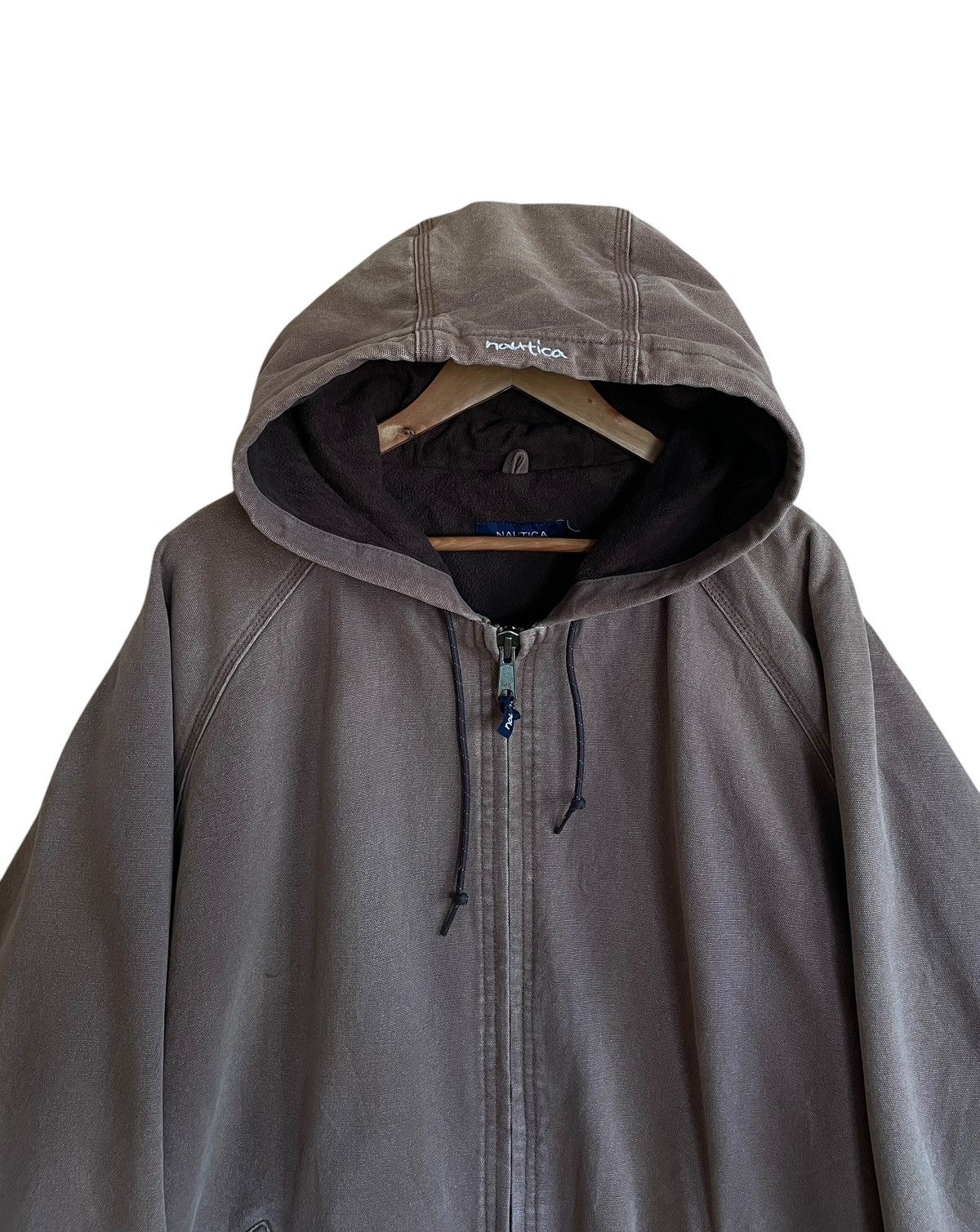 Nautica Vintage Brand Nautica Detroit Hoodie Jacket 1990s Size US XXL / EU 58 / 5 - 3 Thumbnail