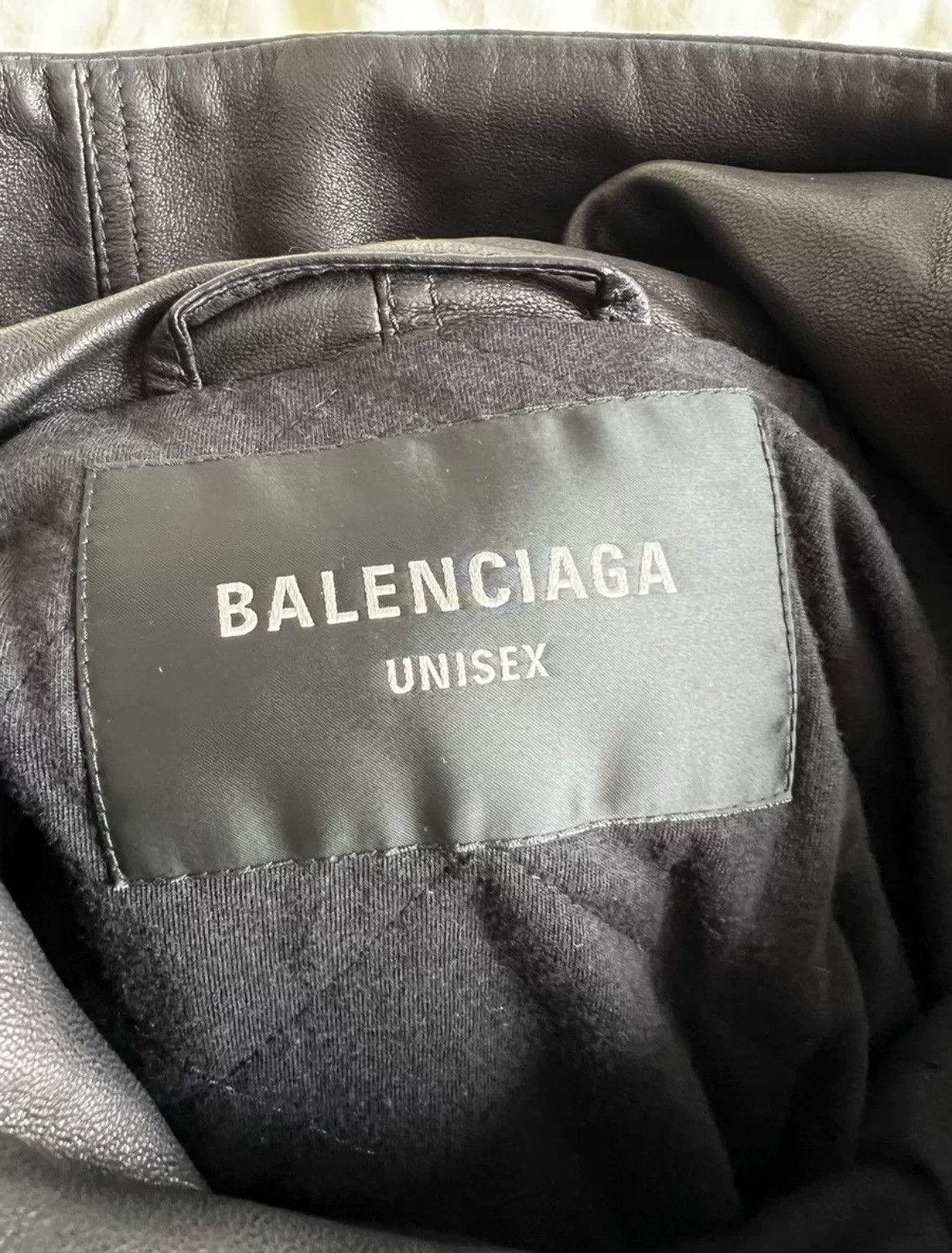 Balenciaga Balenciaga leather hoodie Size US M / EU 48-50 / 2 - 3 Thumbnail
