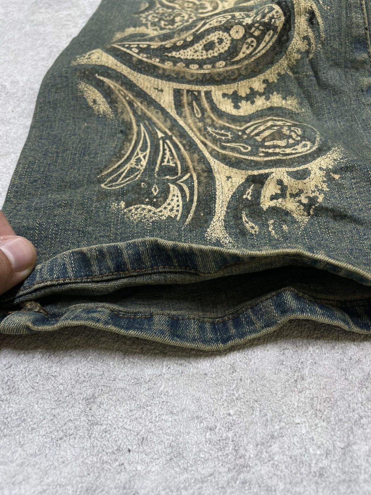 Affliction × If Six Was Nine × Le Grande Bleu (L.G.B.) Flare Ifsixwasnine Vibe Jeans LGB Cut Washed Rockstar Size US 31 - 6 Thumbnail
