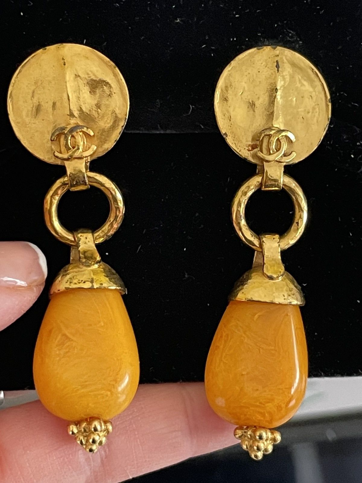Chanel CHANEL maxi earrings gripoix Size ONE SIZE - 3 Thumbnail