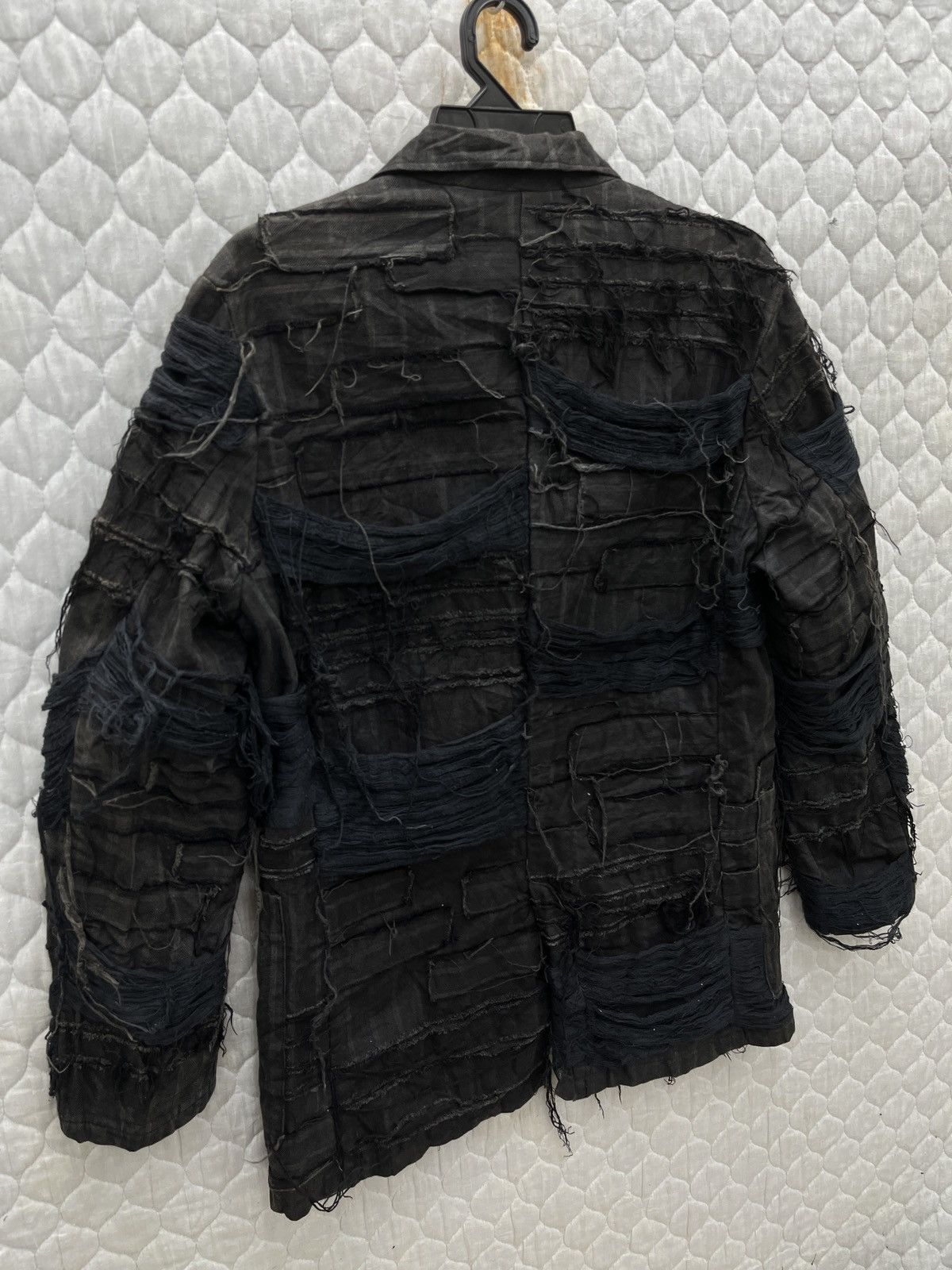 Le Grande Bleu (L.G.B.) 🔥🔥🔥ARCHIVE VINAGE IRISH RAG CLOTH GHOST PUNK JACKET Size US S / EU 44-46 / 1 - 4 Thumbnail