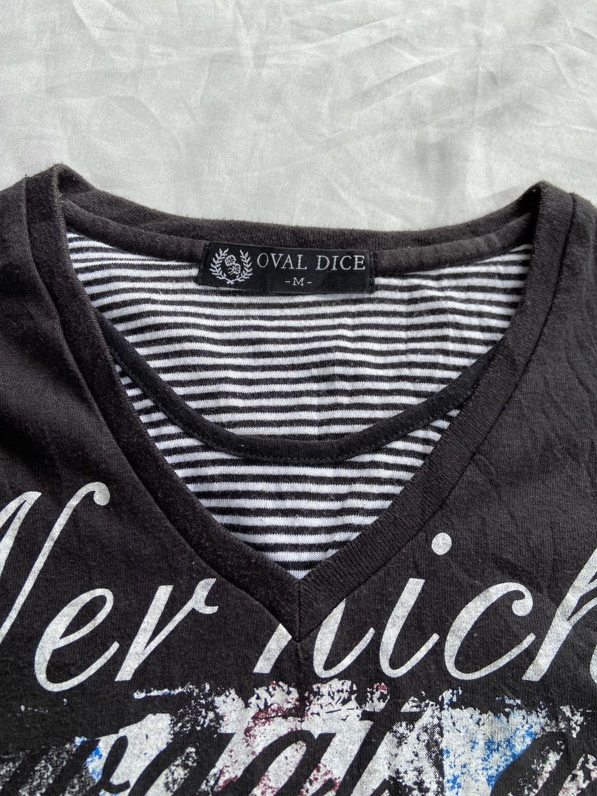 Japanese Brand DOUBLE LAYER VERRICHT WAGT DUTCH LANGUAGE LONG SLEEVE Size US S / EU 44-46 / 1 - 8 Thumbnail