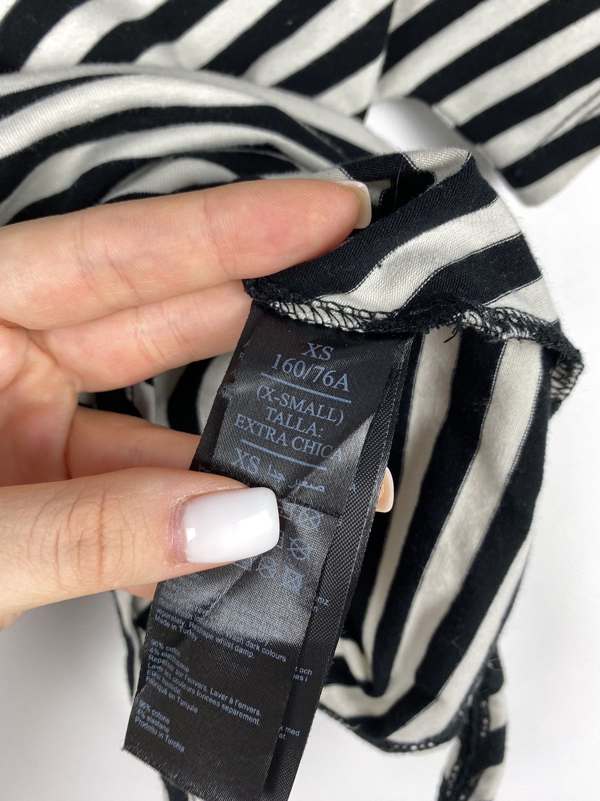Allsaints × Japanese Brand Allsaints Keavey Stripe SS Bodysuit T Shirt size XS Size XS / US 0-2 / IT 36-38 - 10 Thumbnail