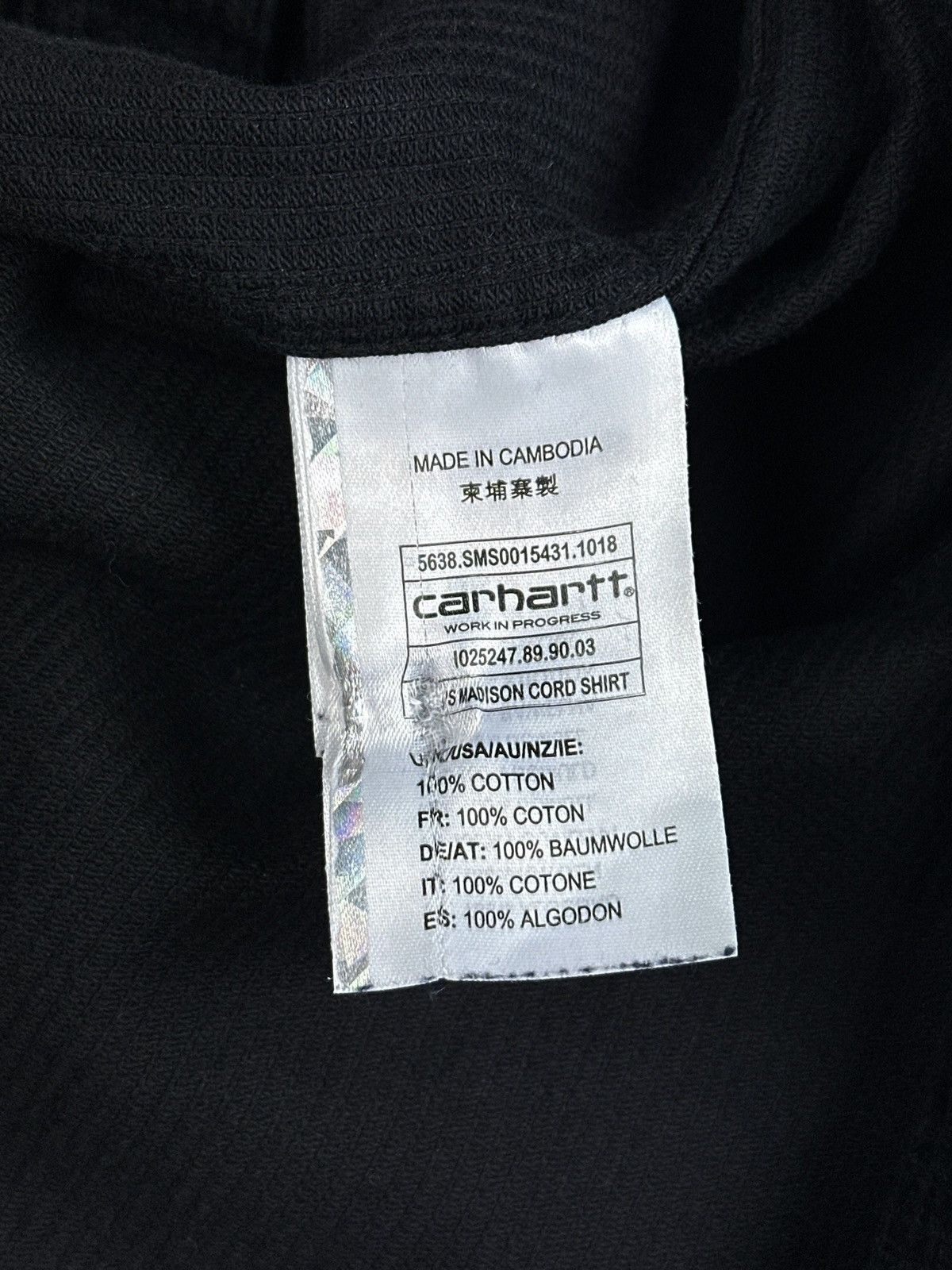 Carhartt Wip Carhartt WIP Madison Corduroy Short Sleeve Shirt Button Down Size US XS / EU 42 / 0 - 7 Thumbnail