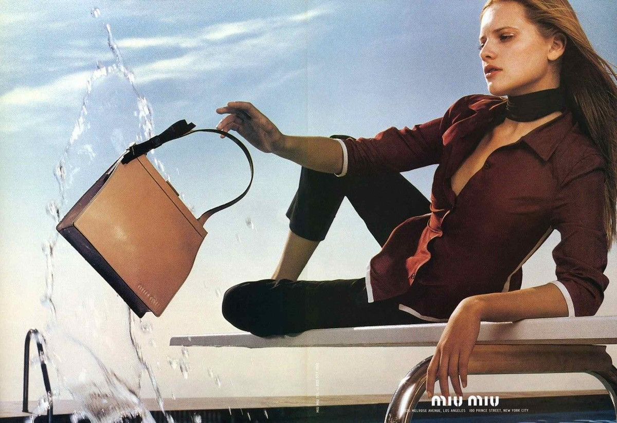 Miu Miu × Vintage Miu Miu 2000 SS Gold / Purple Metallic Bow Crossbody Bag Size ONE SIZE - 3 Thumbnail