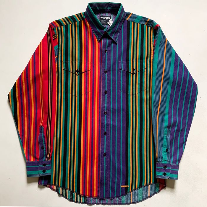 Vintage Vintage 90s Wrangler USA Brushpopper Heavy Western Shirt | Grailed