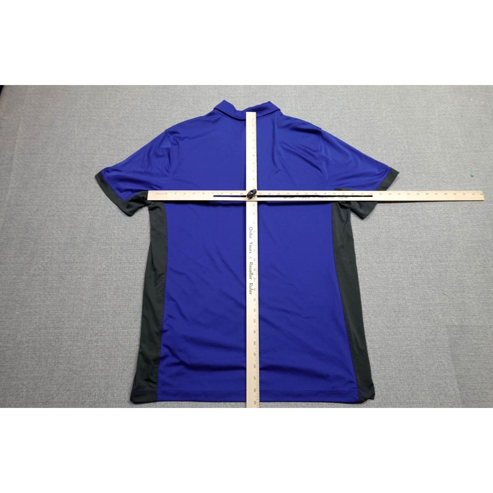 Nike Nike Dri-FIT Polo Shirt Mens XL Blue Black Golf Performance Moisture Wicking Size US XL / EU 56 / 4 - 5 Thumbnail
