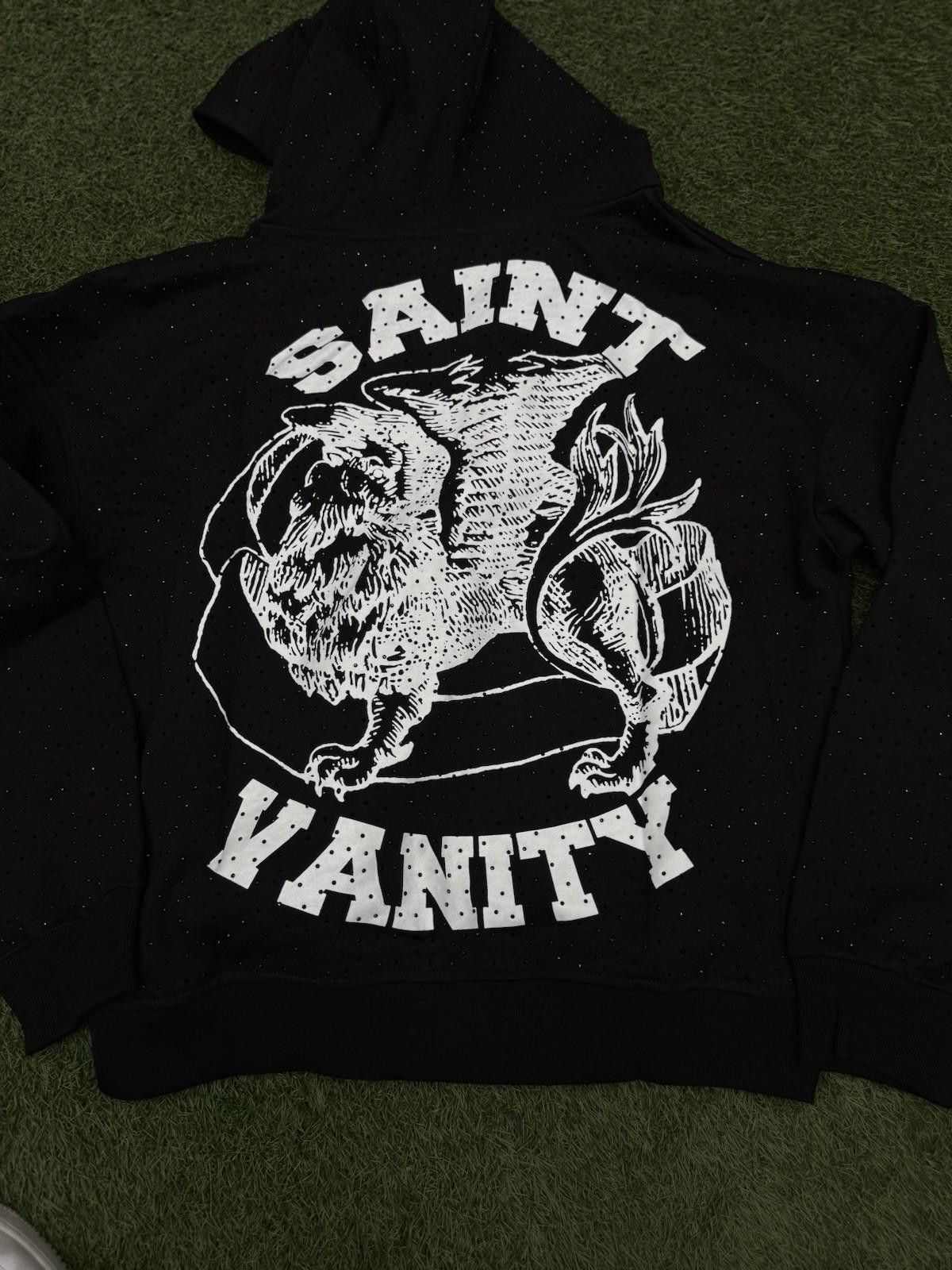 Saint Vanity Size Small - Saint Vanity Hoodie Black Rhinestone Zip Up Size US S / EU 44-46 / 1 - 6 Thumbnail