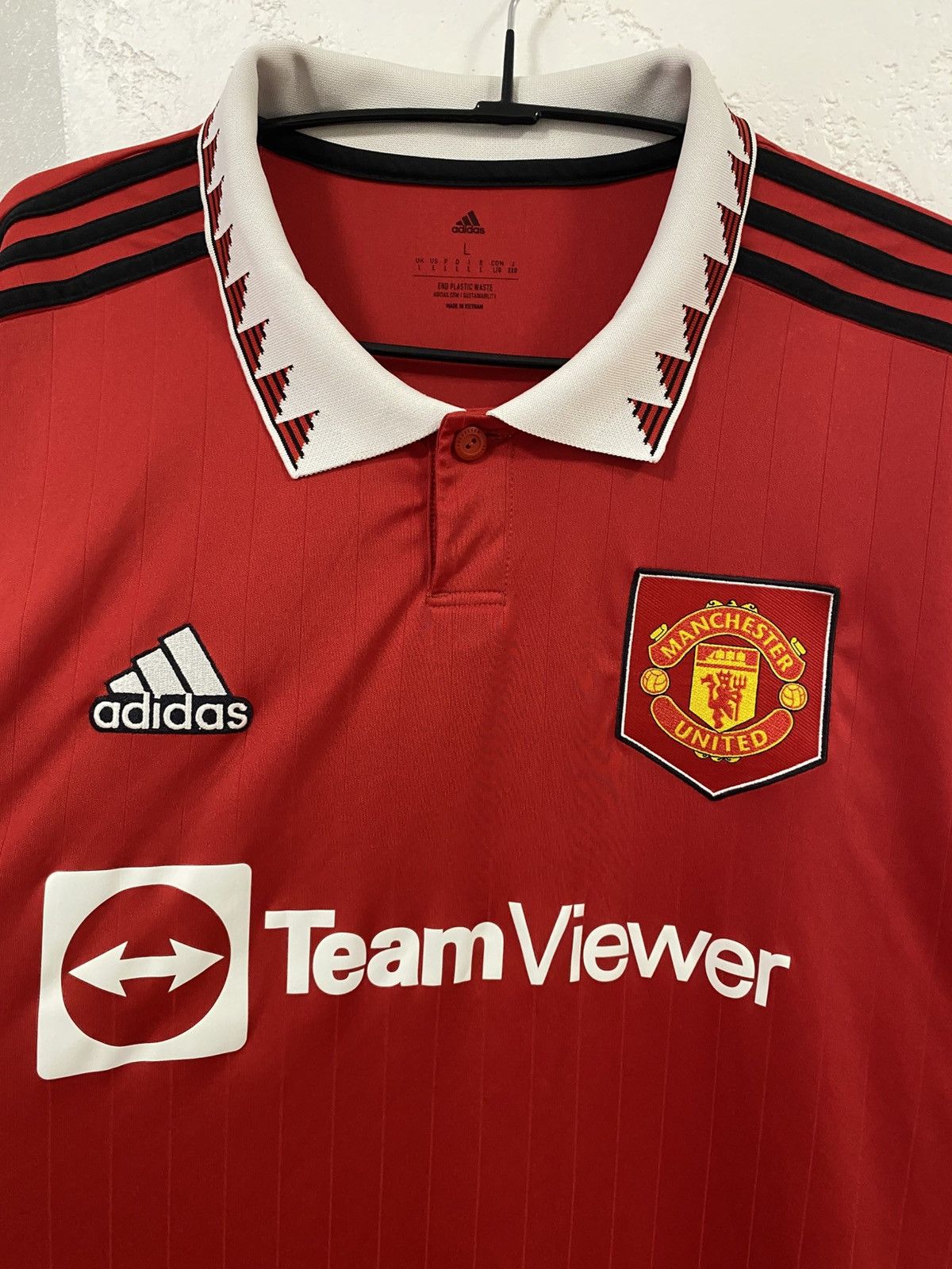 Adidas Adidas Manchester United 2022 2023 Home Jersey Size: L Size US L / EU 52-54 / 3 - 2 Thumbnail