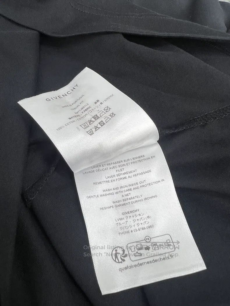 Givenchy Givenchy Wheat Logo Embroidered T-Shirt Size US XL / EU 56 / 4 - 5 Thumbnail