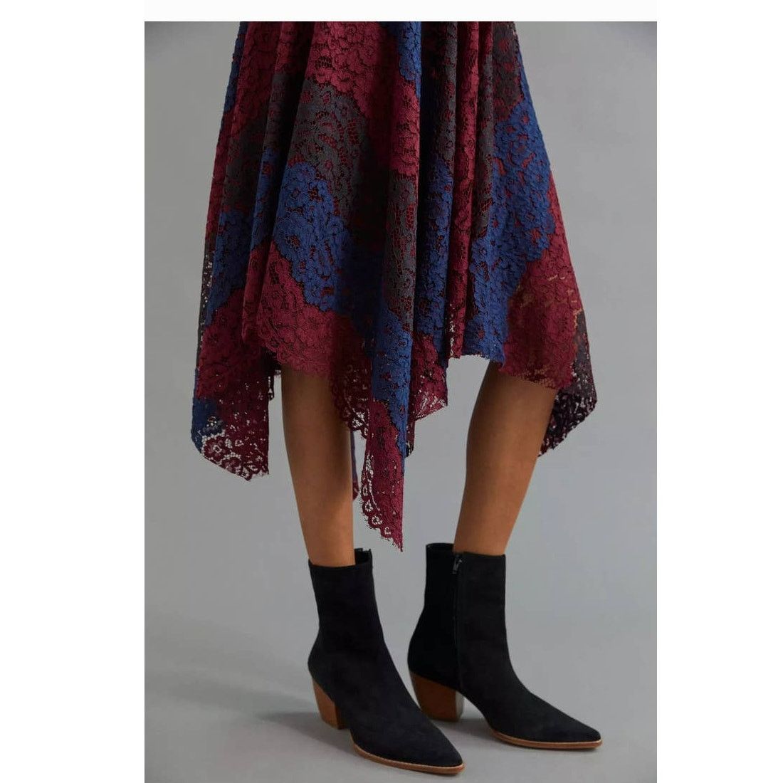 Anthropologie Anthropologie Sachin & Babi Lace Handkerchief Midi Skirt Size 25" / US 0 / IT 36 - 3 Thumbnail