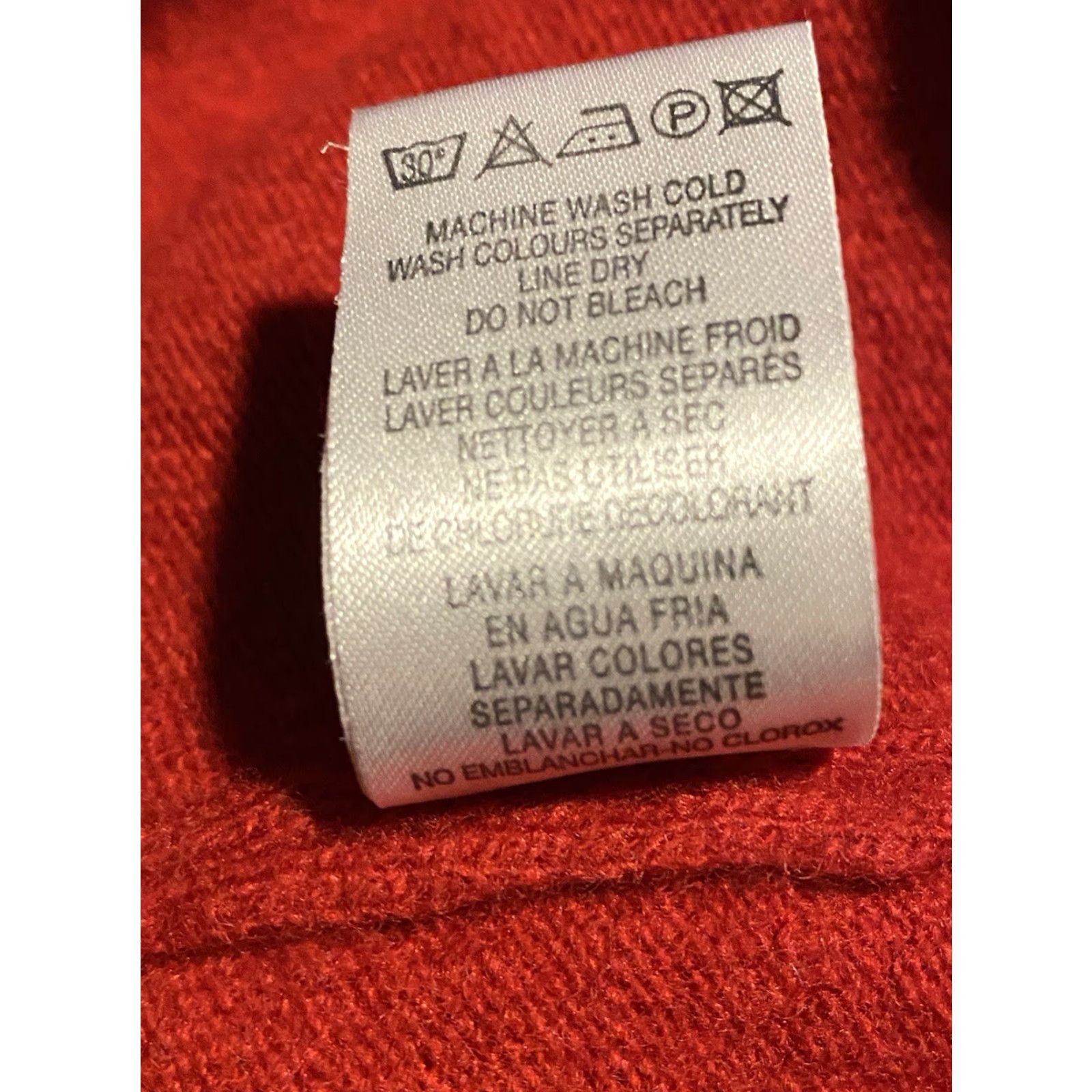 Vintage VINTAGE Poeta Moda Italy Womens XL Red Sweater Cashmere Woolaine Blend Crewneck Size XL / US 12-14 / IT 48-50 - 7 Thumbnail