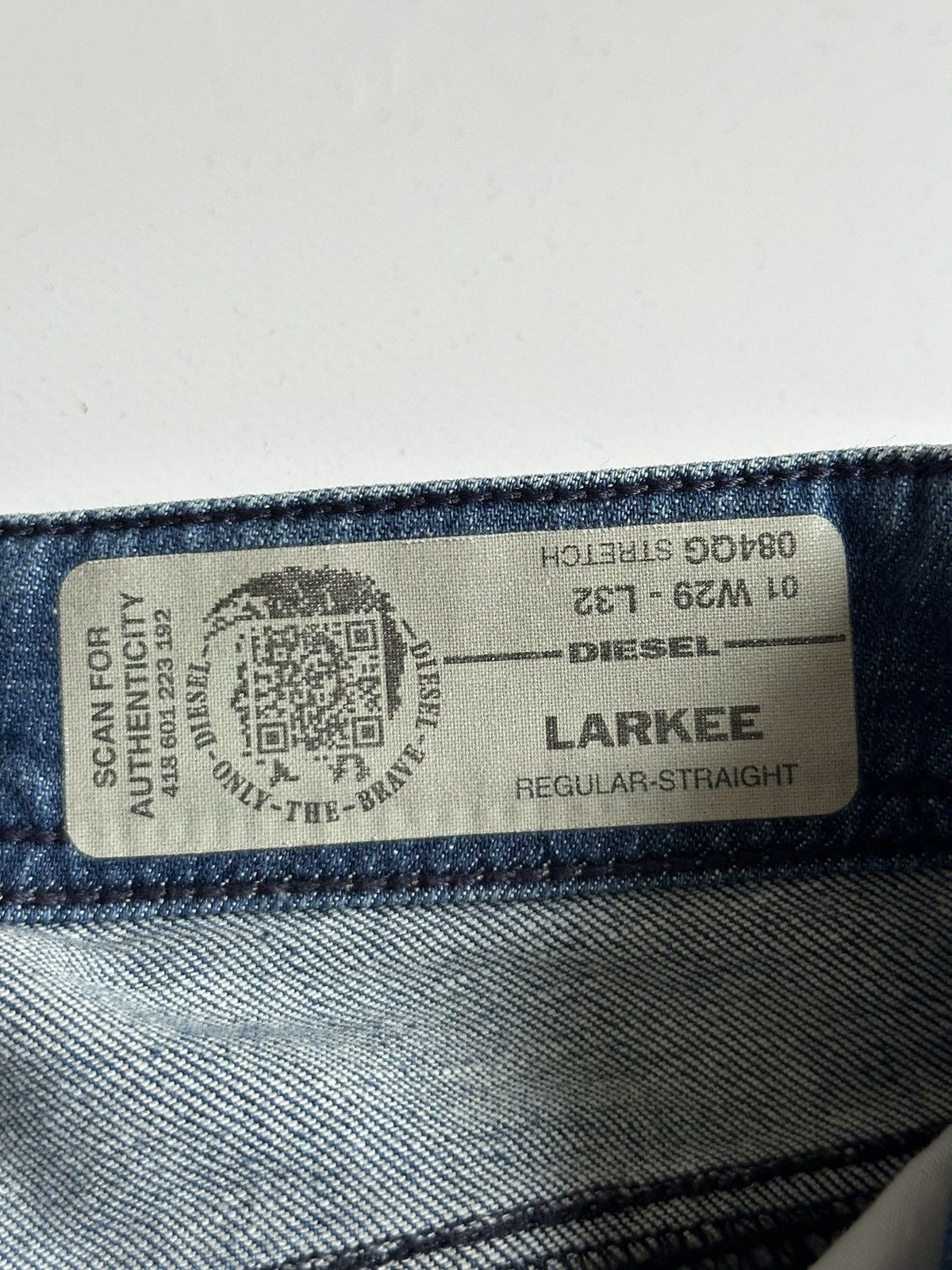 Diesel Vintage Y2K Diesel Larkee Faded Denim Jeans Size W29 L32 Size US 29 - 12 Thumbnail