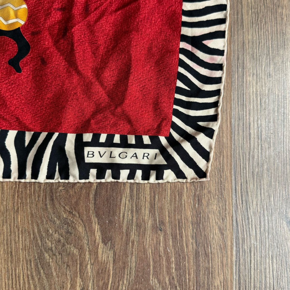 Bvlgari Bvlgari Zebra Trainer Silk Scarf Rare Size ONE SIZE - 4 Thumbnail
