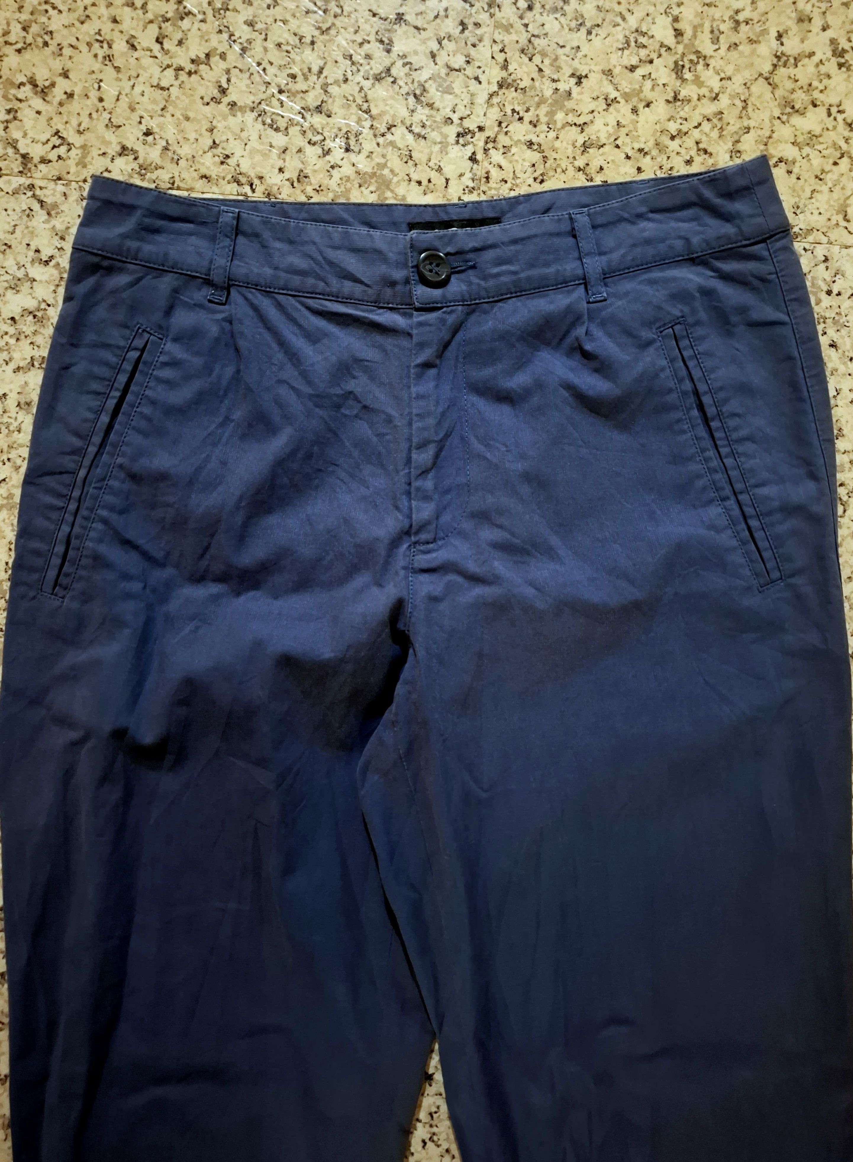 A.P.C. VINTAGE A.P.C. Blue Adjustable Button Cuff Tapered Chinos Size 28" / US 6 / IT 42 - 2 Thumbnail