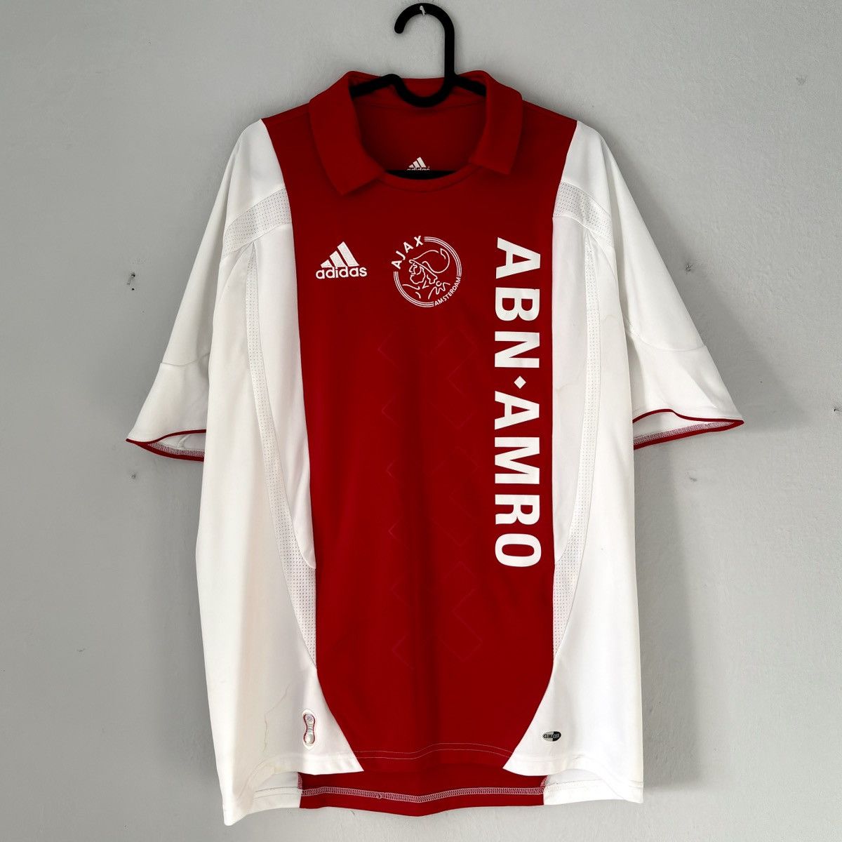 Adidas × Vintage 2007 2008 Ajax Netherlands Adidas Vintage Home Soccer Jersey Size US M / EU 48-50 / 2 - 3 Thumbnail