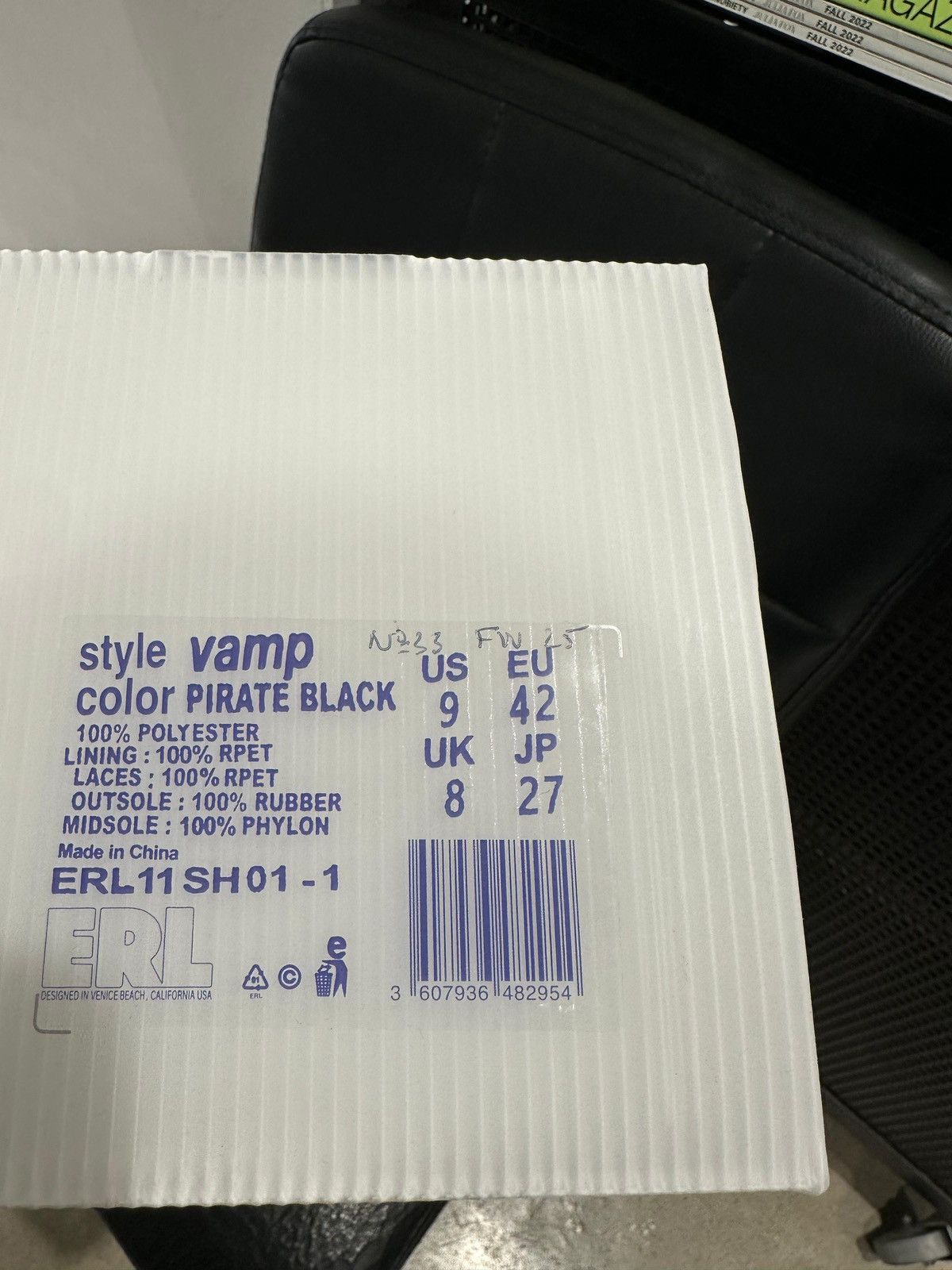 ERL ERL - Vamps Skate Sneaker Black Size US 9 / EU 42 - 6 Thumbnail
