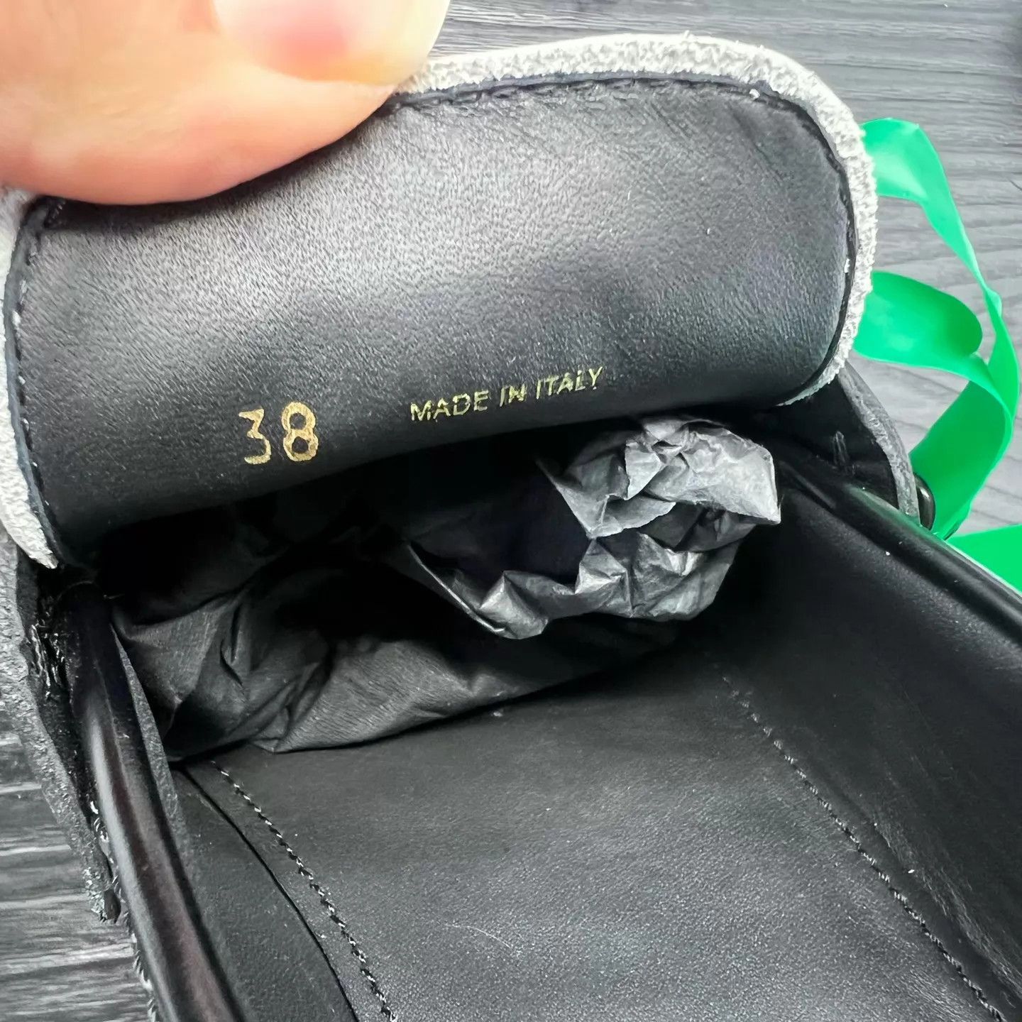 Miu Miu MIU MIU Penny Black & White Gold Women's 38 Like New Size US 7.5 / IT 37.5 - 8 Thumbnail