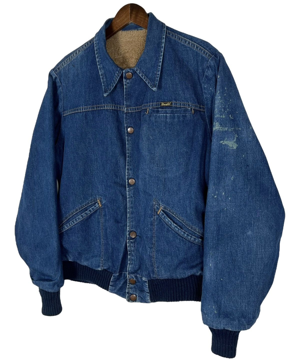 Wrangler 70s-80s Vintage Wrangler 229MJL Denim Bomber Jacket Size US M / EU 48-50 / 2 - 4 Thumbnail
