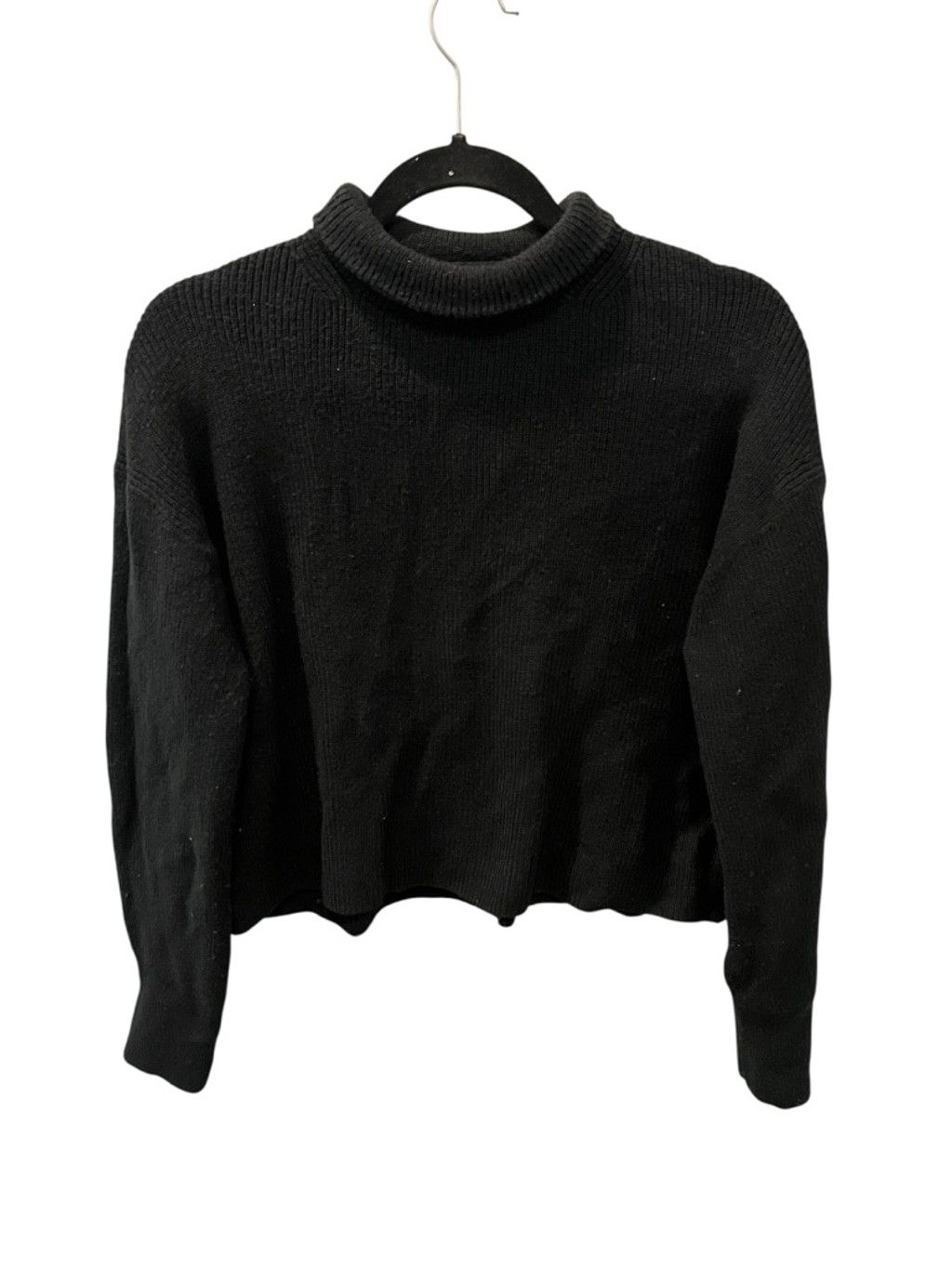Lululemon Merino Wool Rib Turtleneck Black Sweater Size