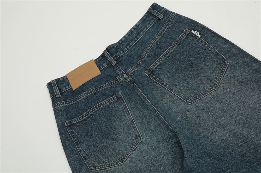 Japanese Brand × Jean Men's street style distressed washed gradient jeans Size US 34 / EU 50 - 5 Thumbnail