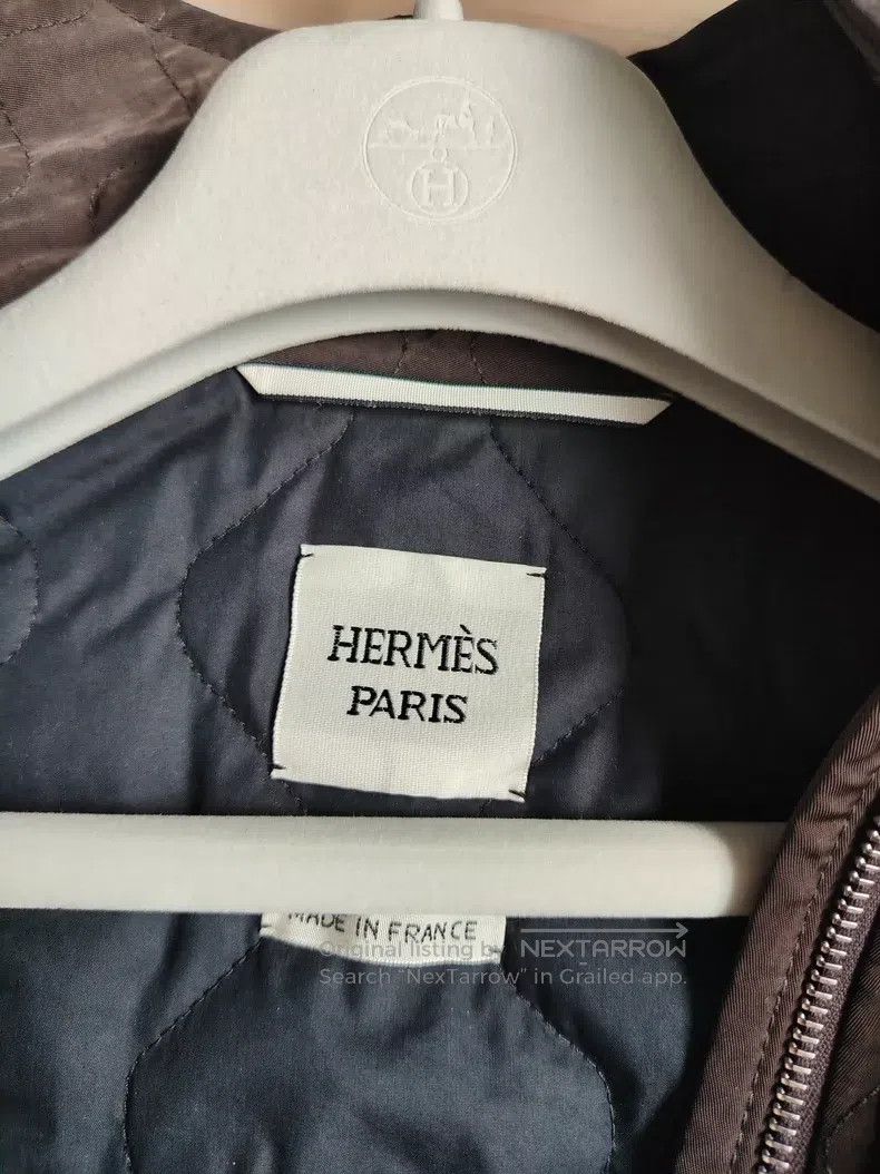 Hermes Hermes Caramel Quilted Jacket Size 4XL / US 24-26 - 5 Thumbnail