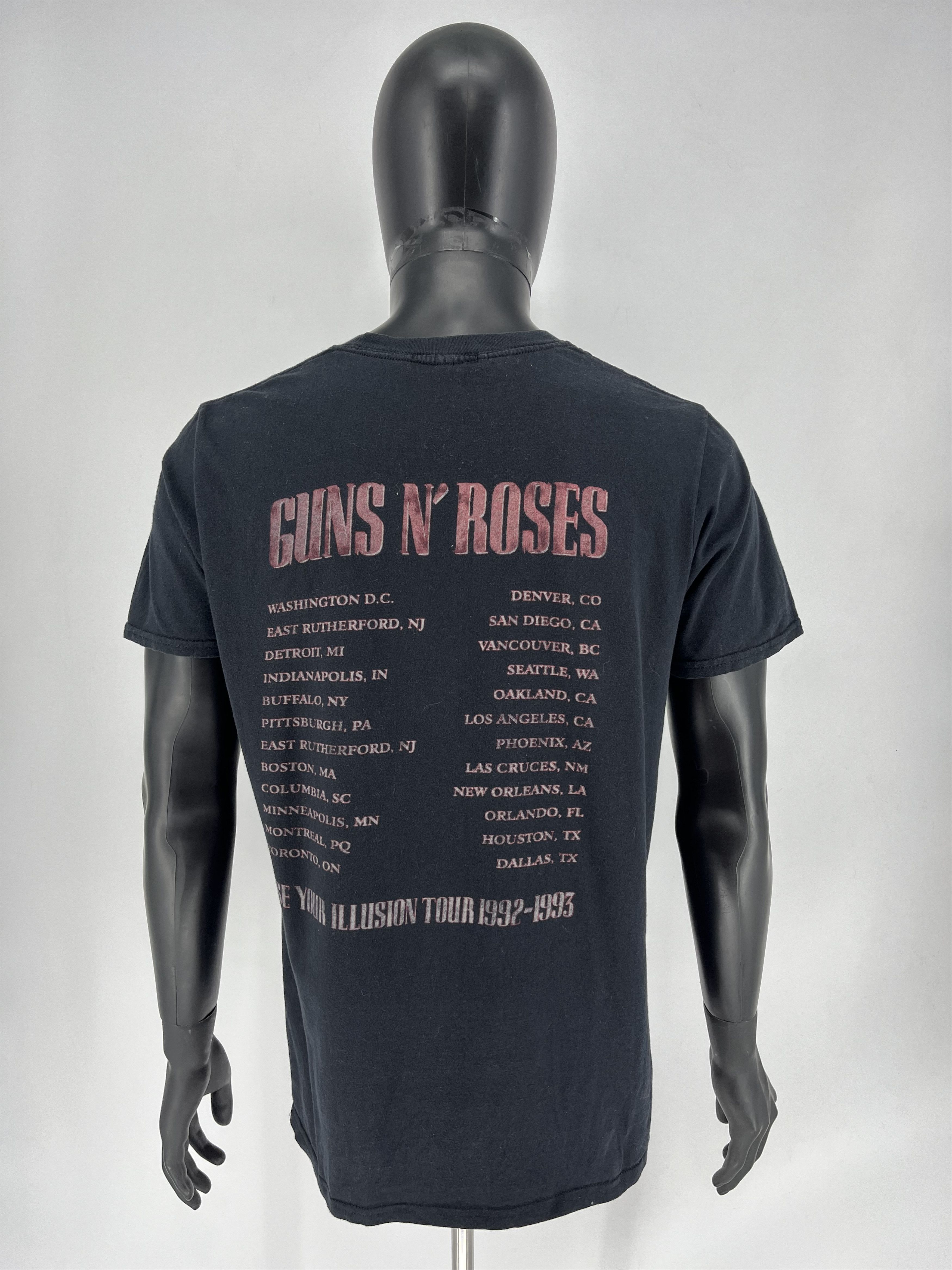 Band Tees × Vintage Vintage Guns N’ Roses 🌹 Big Logo Double Sided T-Shirt Size US XL / EU 56 / 4 - 8 Thumbnail
