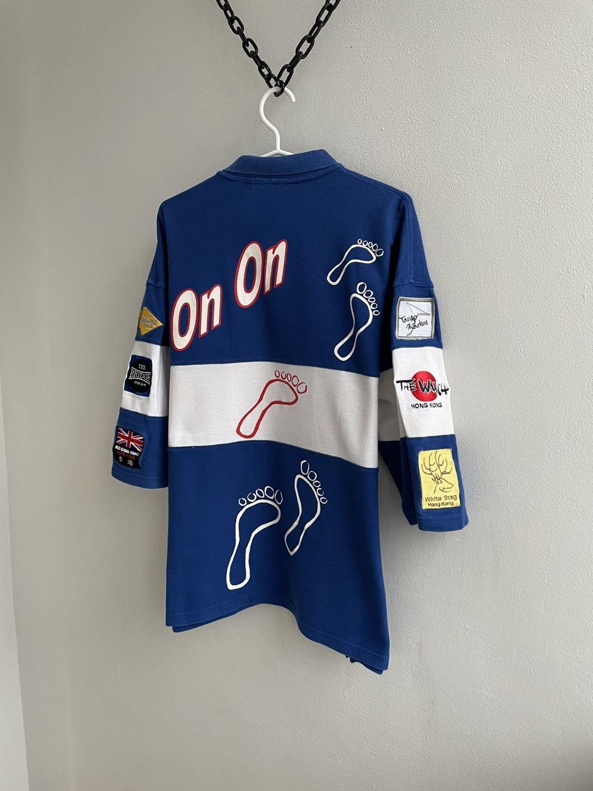 Vintage RARE VNTG Wanchai Hash Hong Kong Jersey Shirt Caints Rugby Size US XL / EU 56 / 4 - 17 Thumbnail
