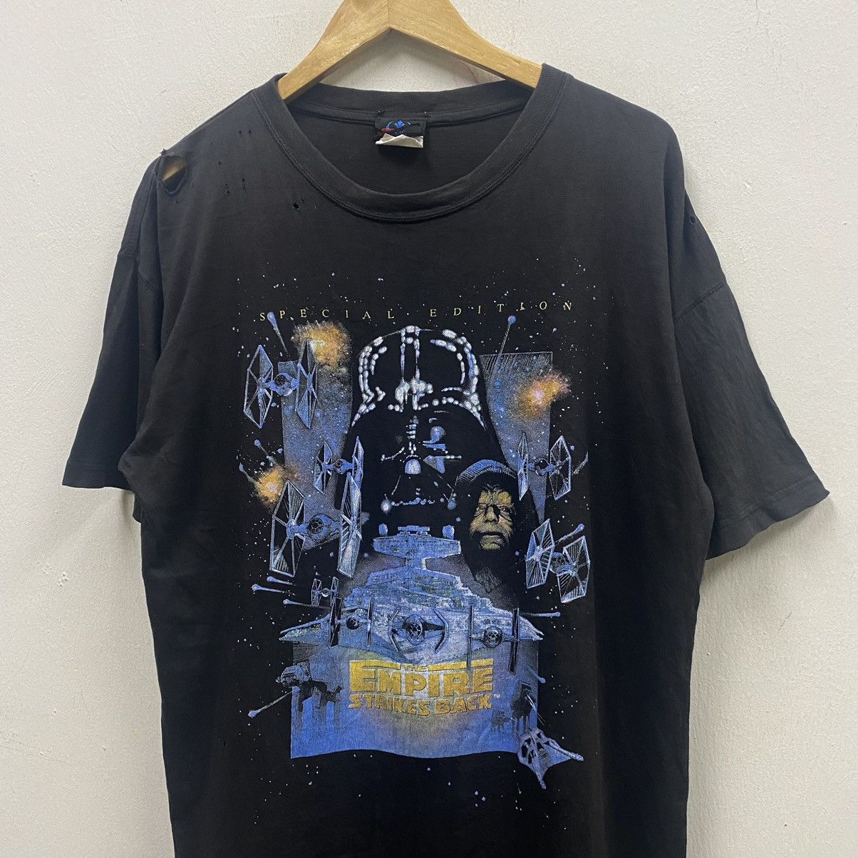Rap Tees × Star Wars × Vintage vintage 1998 STAR WARS the empire strikes back t-shirts Size US M / EU 48-50 / 2 - 3 Thumbnail