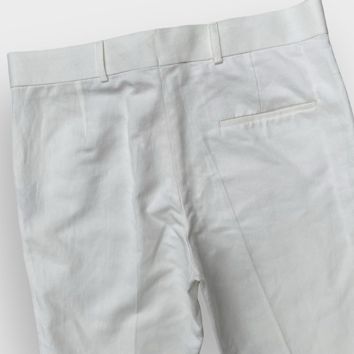 Haider Ackermann Haider Ackermann Cotton Line Blend Cropped Pants Size US 34 / EU 50 - 3 Thumbnail