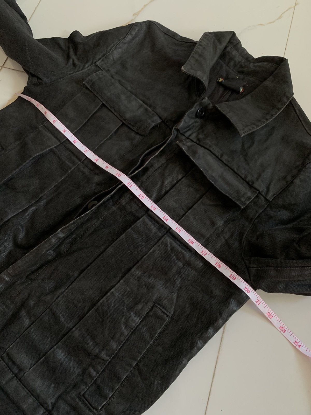 KMRii Black waxed jacket ifsx lgb style PWD Size US L / EU 52-54 / 3 - 20 Thumbnail