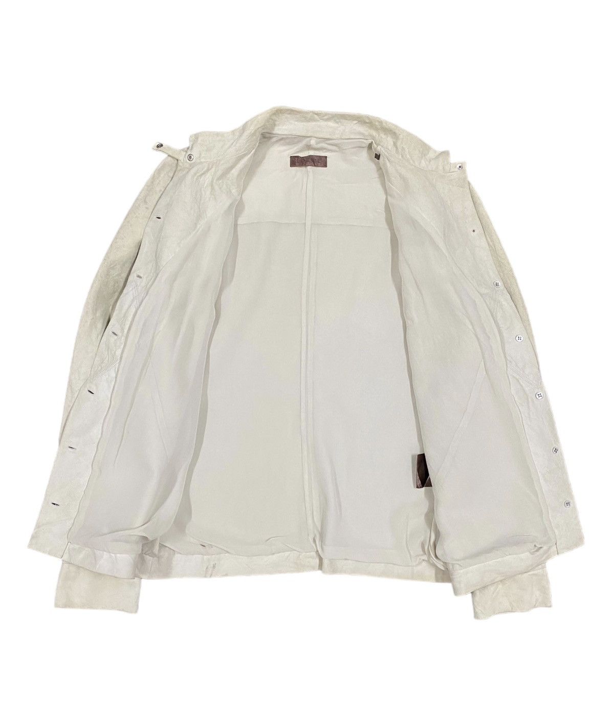 Loewe Authentic🔥Loewe Goat Skin/Silk Liner Button Ups Shirt Size US XXS / EU 40 - 3 Thumbnail