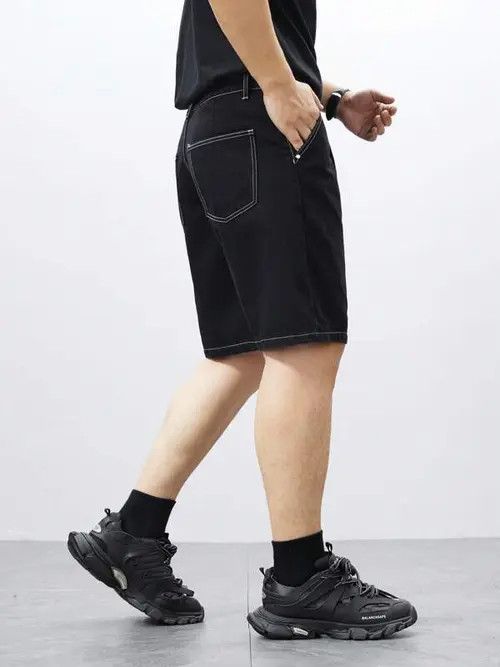 Japanese Brand × Vintage EDGY Y2K avant garde shorts Size US 32 / EU 48 - 2 Thumbnail
