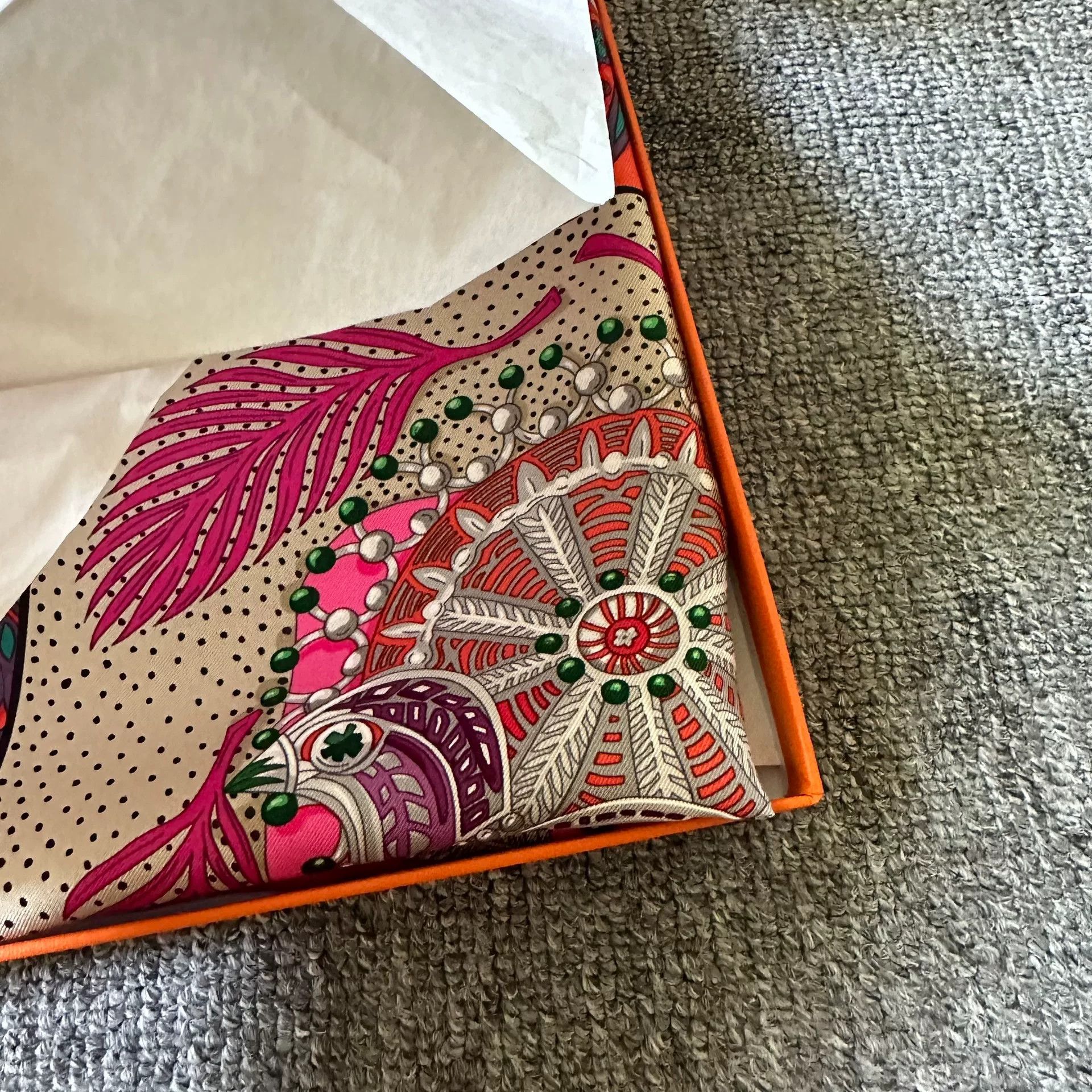 Hermes Hermes 'Queen's Scepter' Silk Scarf Size ONE SIZE - 1 Thumbnail