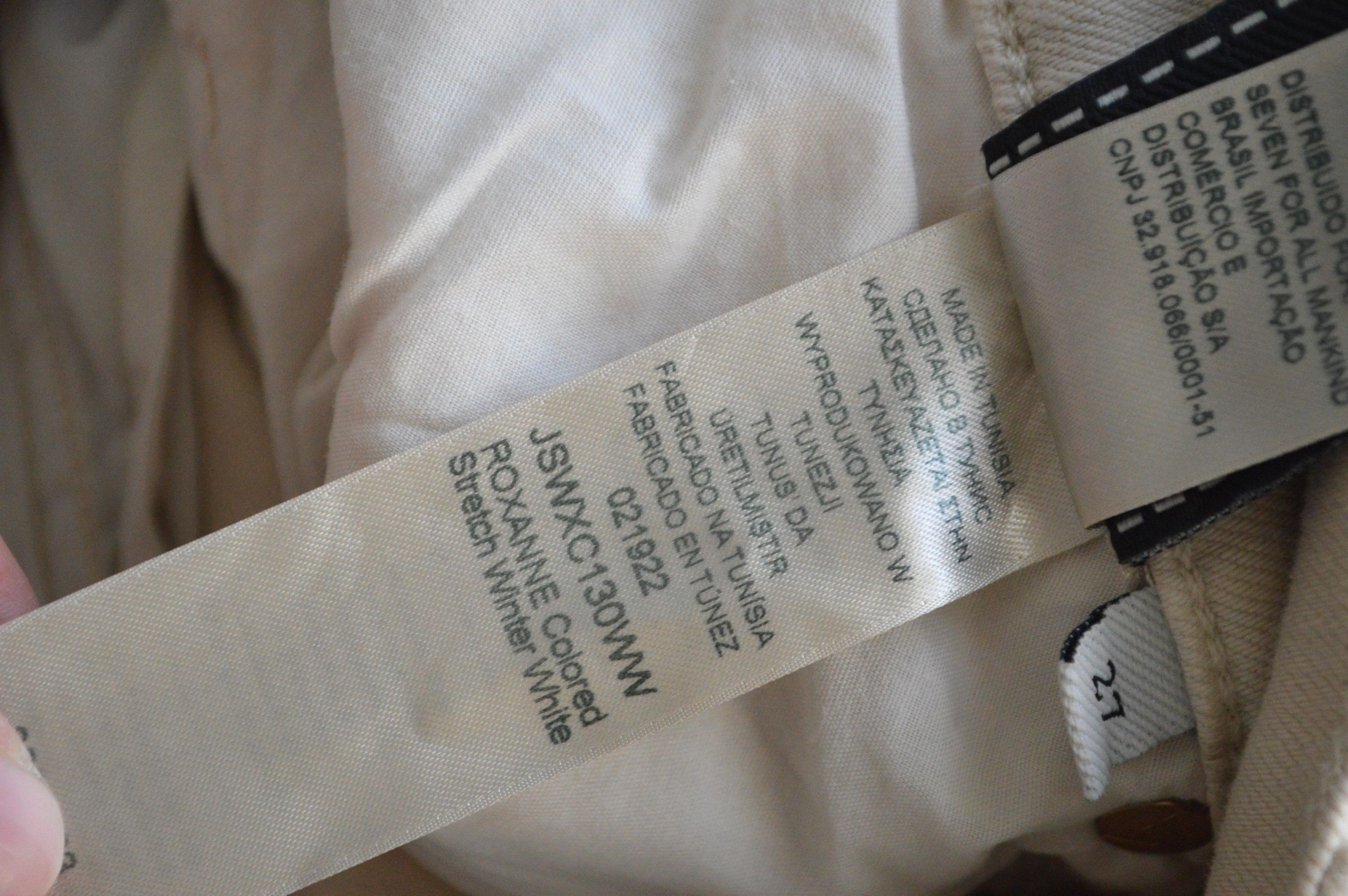 7 For All Mankind 7 for All Mankind NEW Light Beige Jeans, 27 Premium Size 27" / US 4 / IT 40 - 8 Thumbnail
