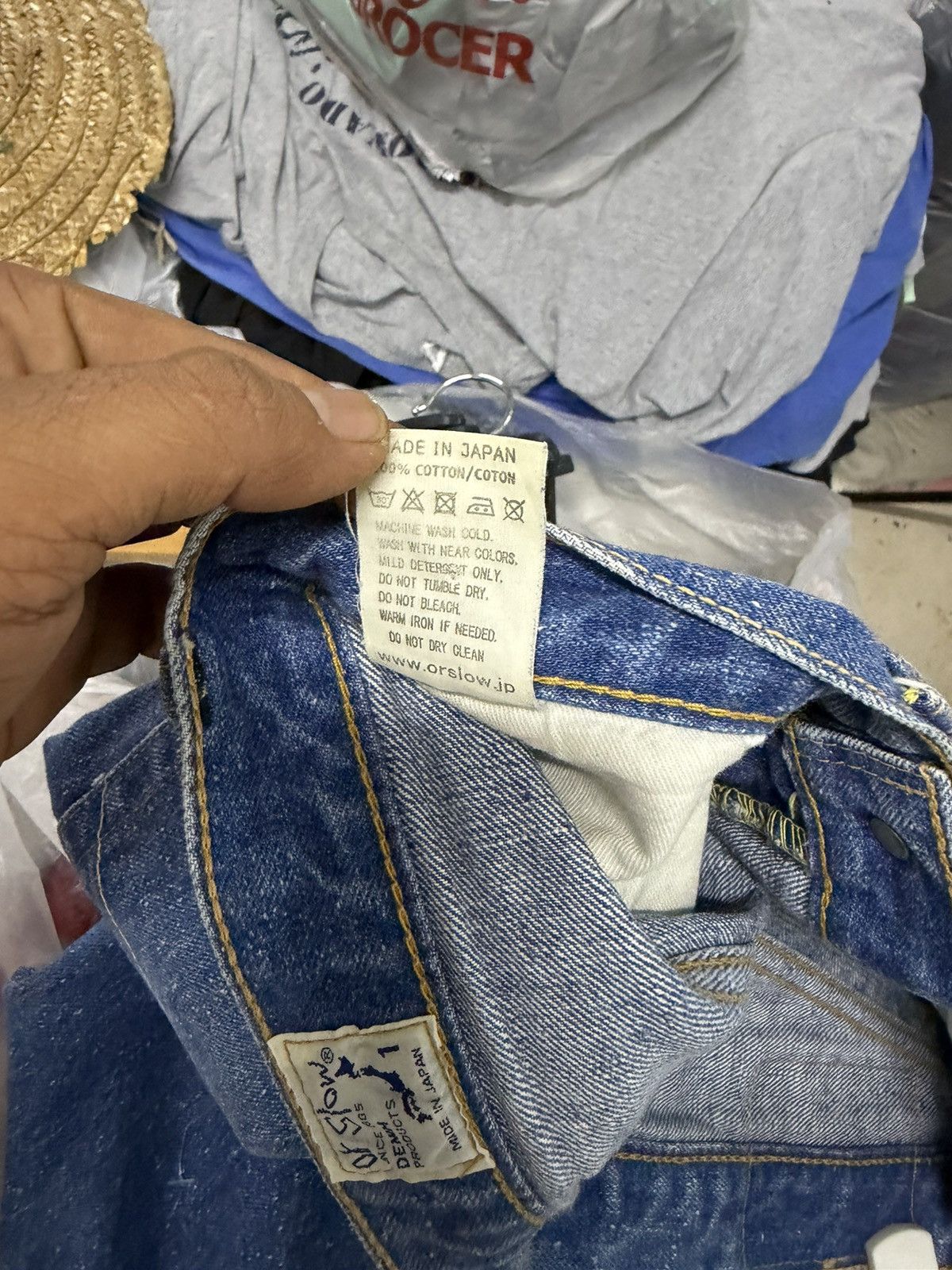 Or Slow Jeans in Blue, Men's (Size 29) — image 6 of 6