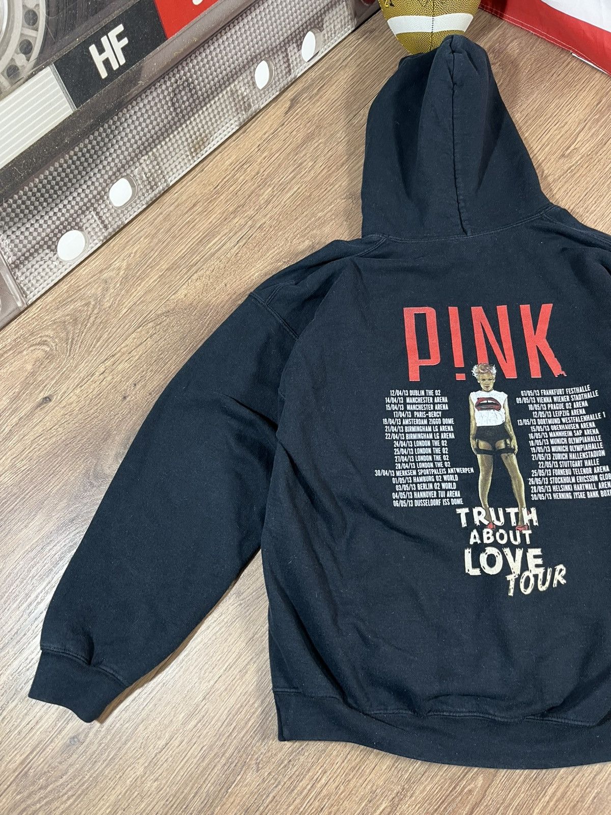 Pink Vintage Pink Truth About Love Tour 2013 Hoodie Size US L / EU 52-54 / 3 - 8 Thumbnail