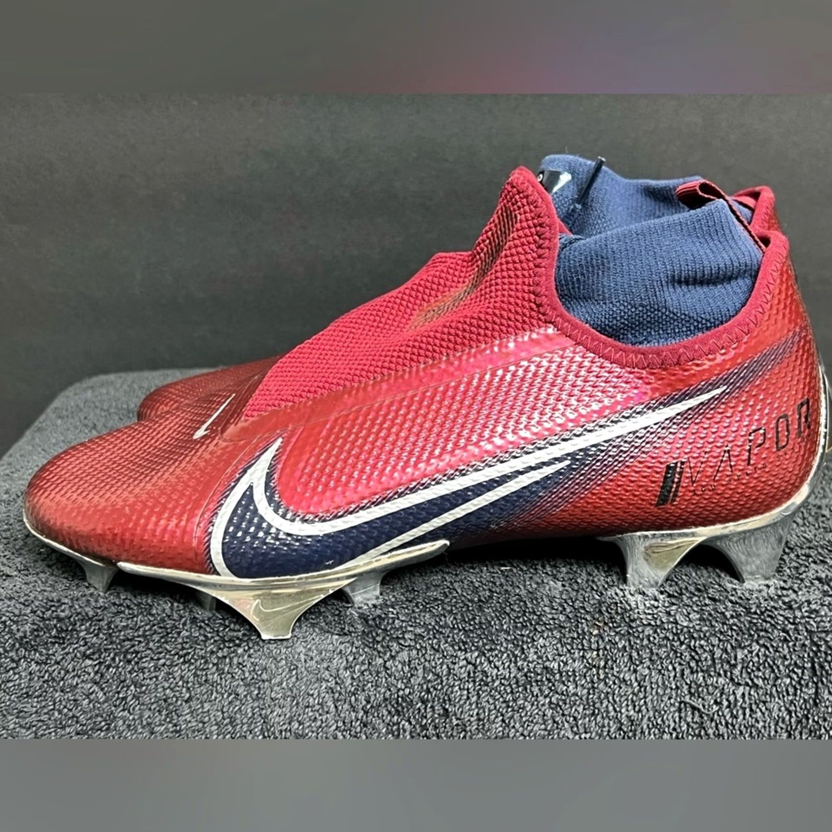 Nike Nike Vapor Edge Pro 360 ID Football Cleats Men's SZ 7.5 Red CU1440-992 RARE Size US 8 / EU 41 - 2 Thumbnail