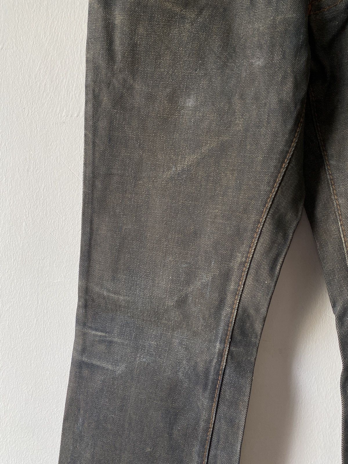 Dsquared2 Vintage Dsquared2 Waxed D2Lux Flare Denim Size US 29 - 6 Thumbnail