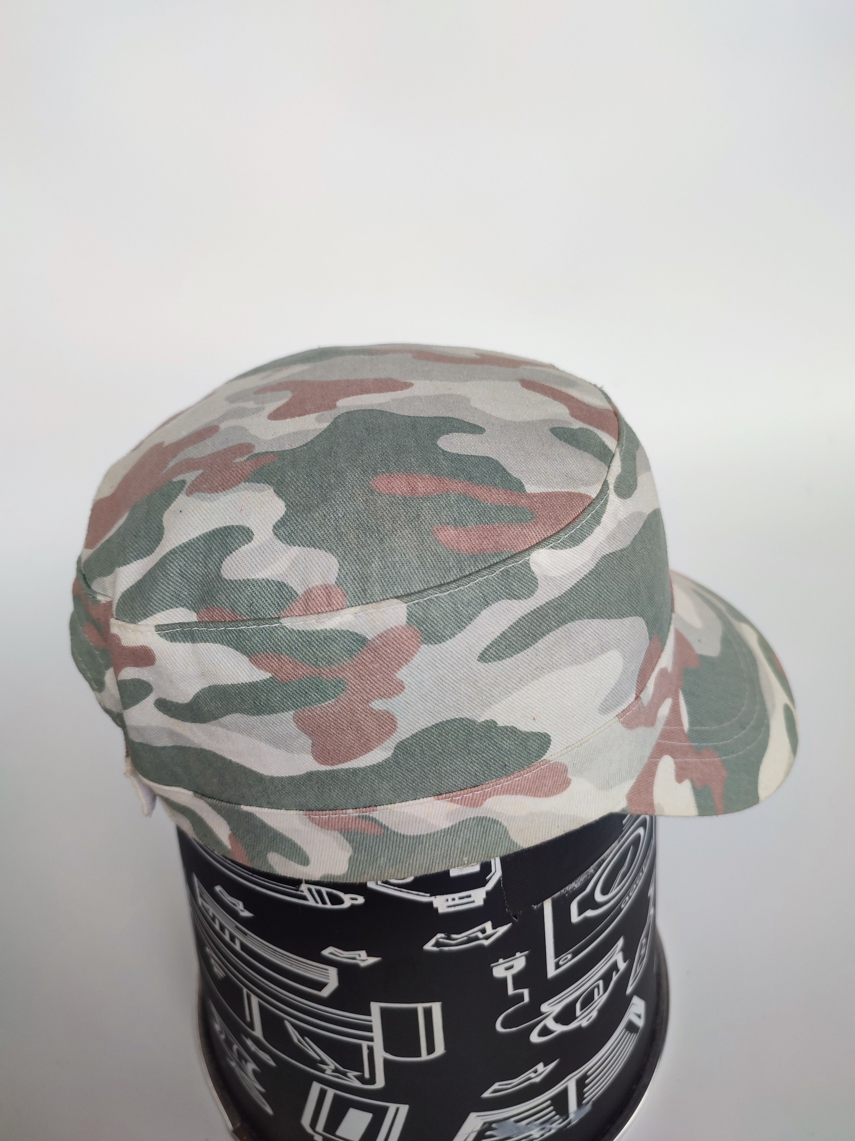 Vintage Army camo printed vtg cap Size ONE SIZE - 3 Thumbnail
