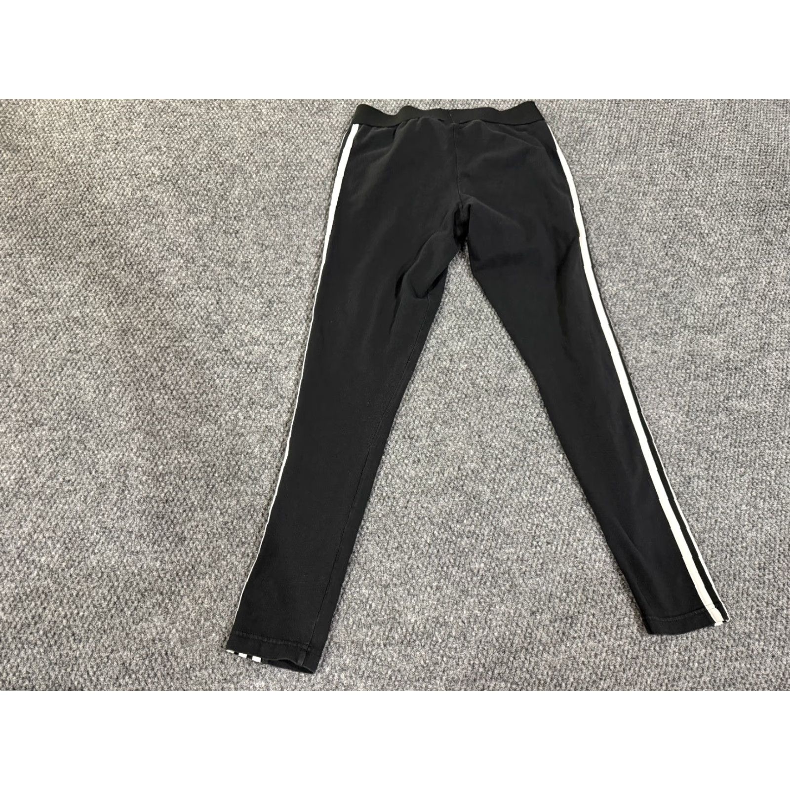 Adidas Adidas Leggings Womens Medium Black Three Stripe Athletic Yoga Leggings Reflec... Size 32" / US 10 / IT 46 - 7 Thumbnail
