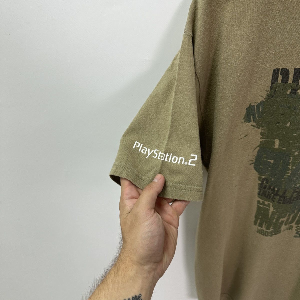 The Game Vintage 00s Socom US Navy PlayStation 2 promo tee y2k Game Size US L / EU 52-54 / 3 - 5 Thumbnail