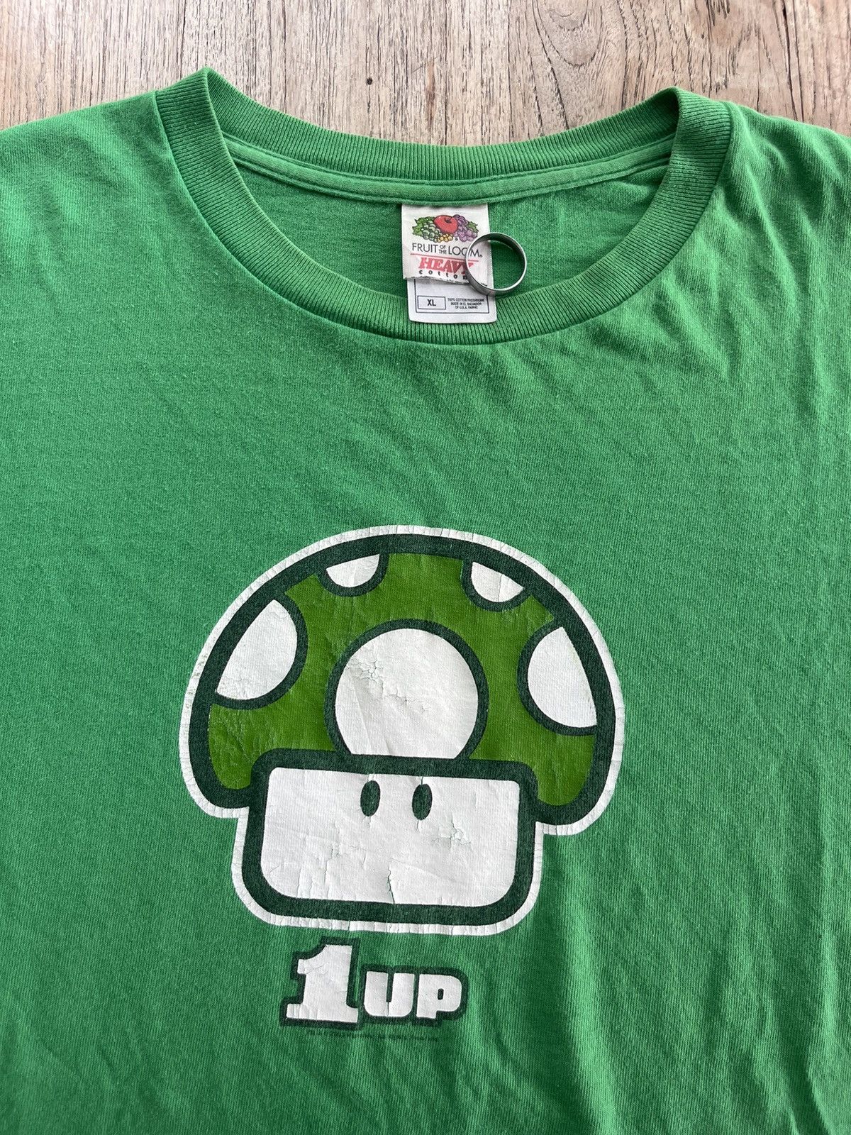 Nintendo Vintage 1 UP Mushroom 2003’s mario Nintendo Tshirt Size US XL / EU 56 / 4 - 5 Thumbnail
