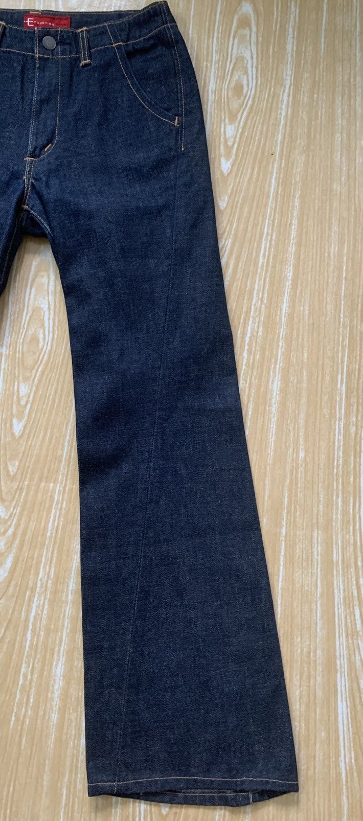 Edwin × Japanese Brand 🔥 Edwin E Function For Youth Flare Denim Jeans Pants Size 25" / US 0 / IT 36 - 10 Thumbnail