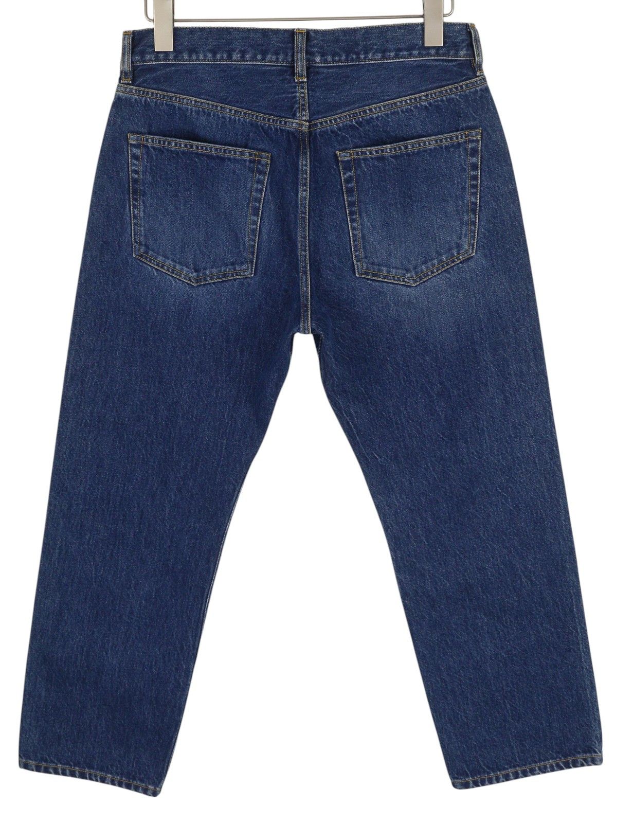 R13 BOYFRIEND 27 Jasper Let Down Tex Faded Blue Ankle 85432 Size 27" / US 4 / IT 40 - 2 Thumbnail